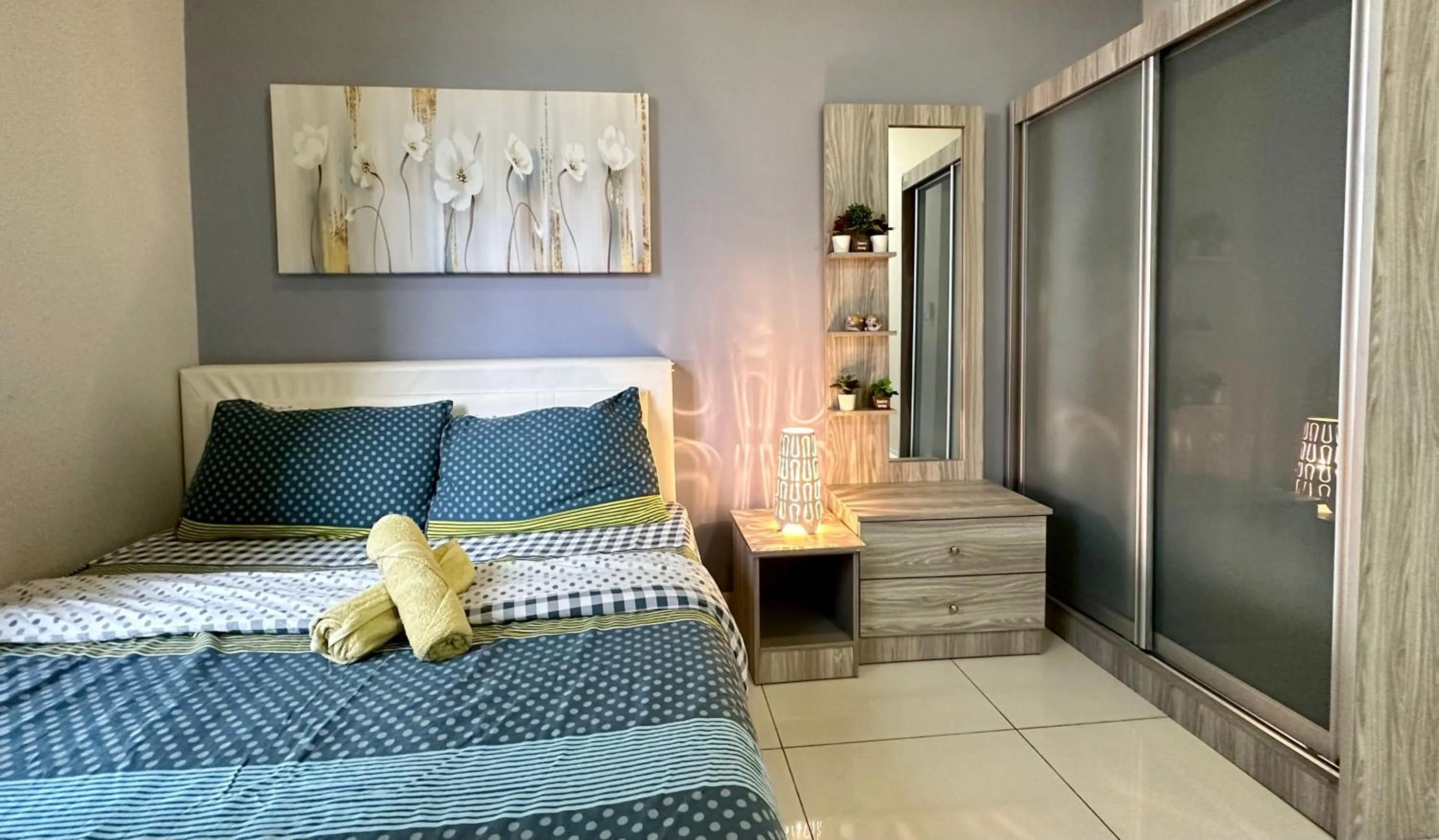 Decorative detail, Bed in Takuro Homestay