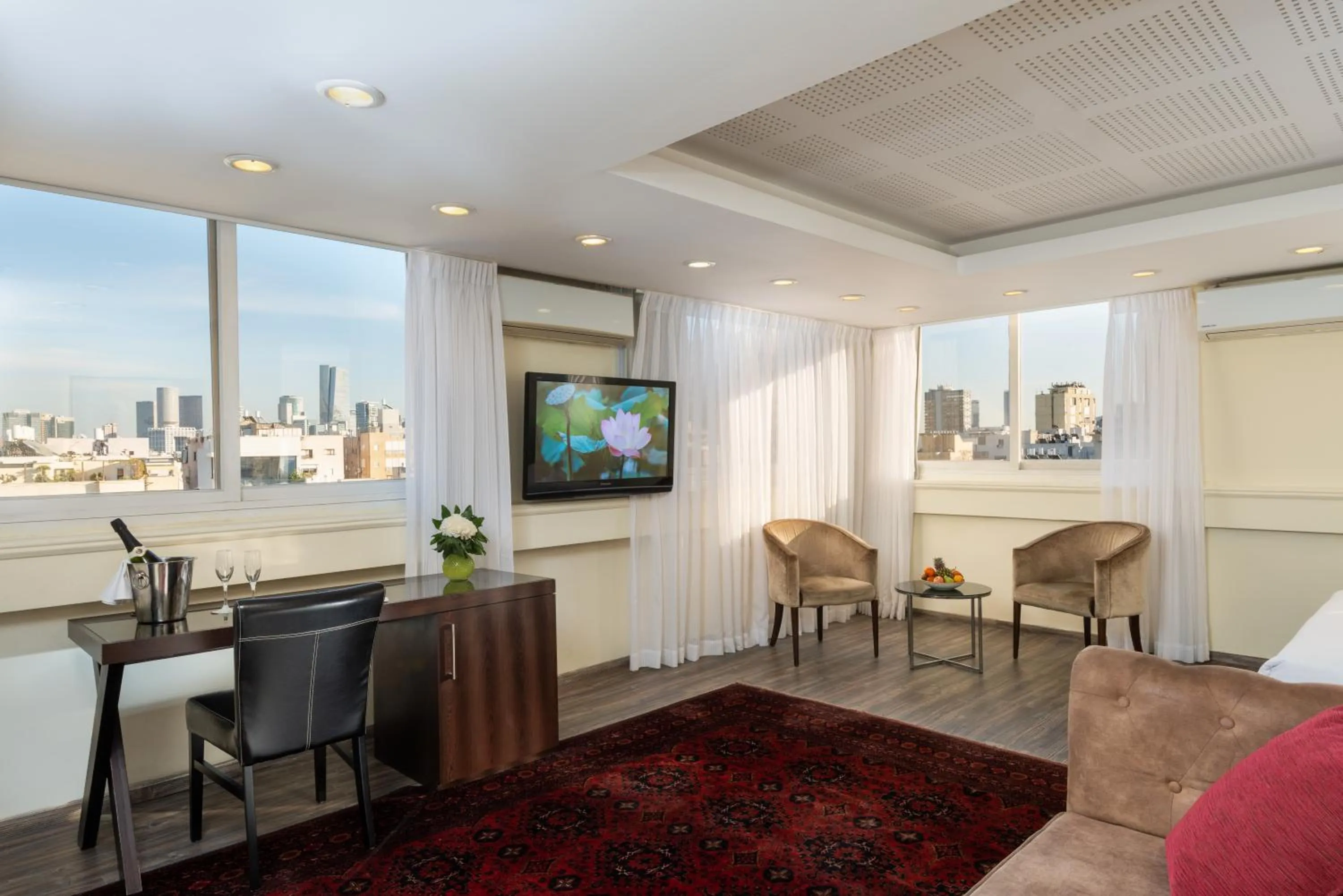 Living room in Leonardo Beach Tel Aviv