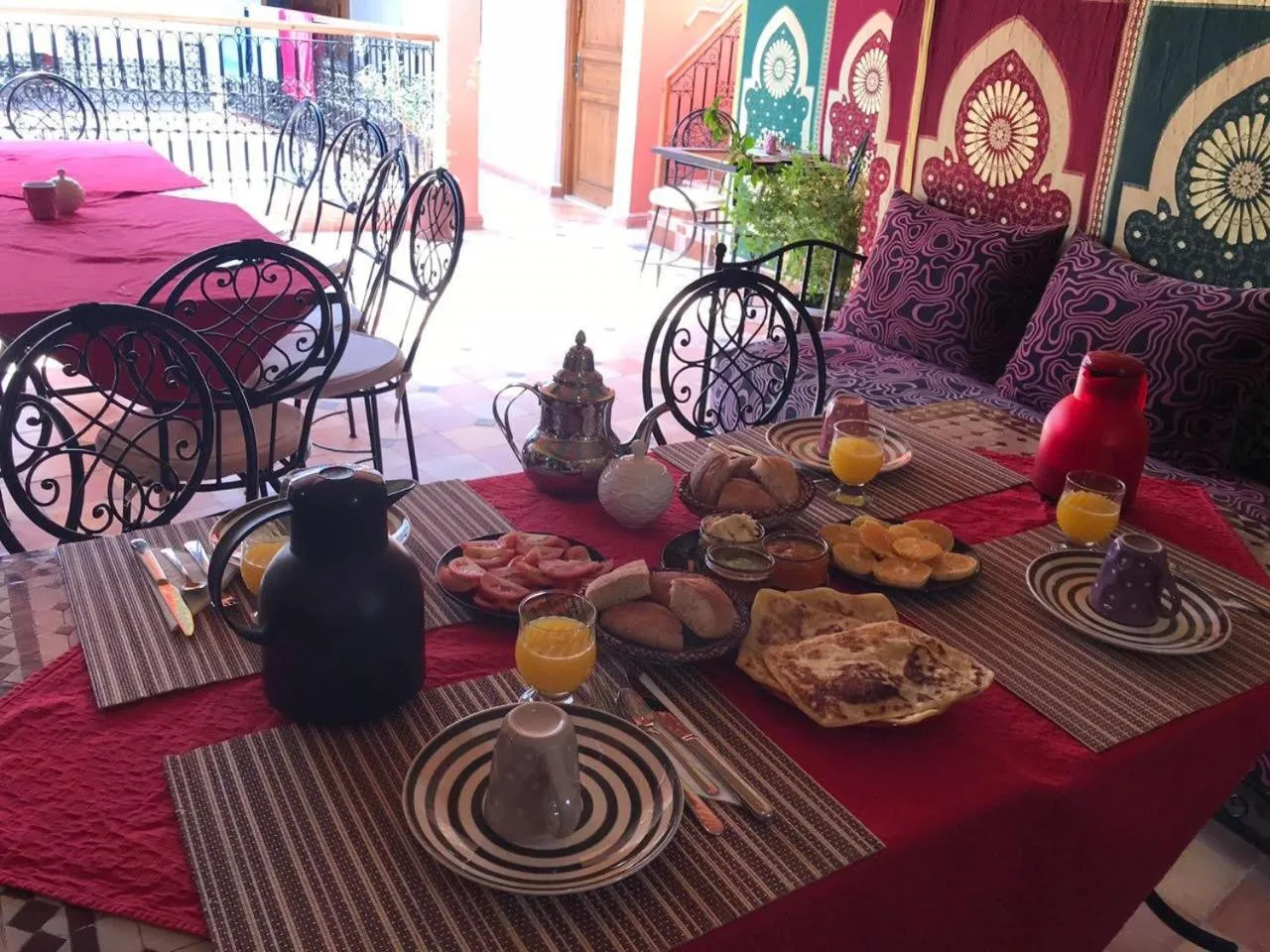 Balcony/Terrace in Hostel Amour d'auberge