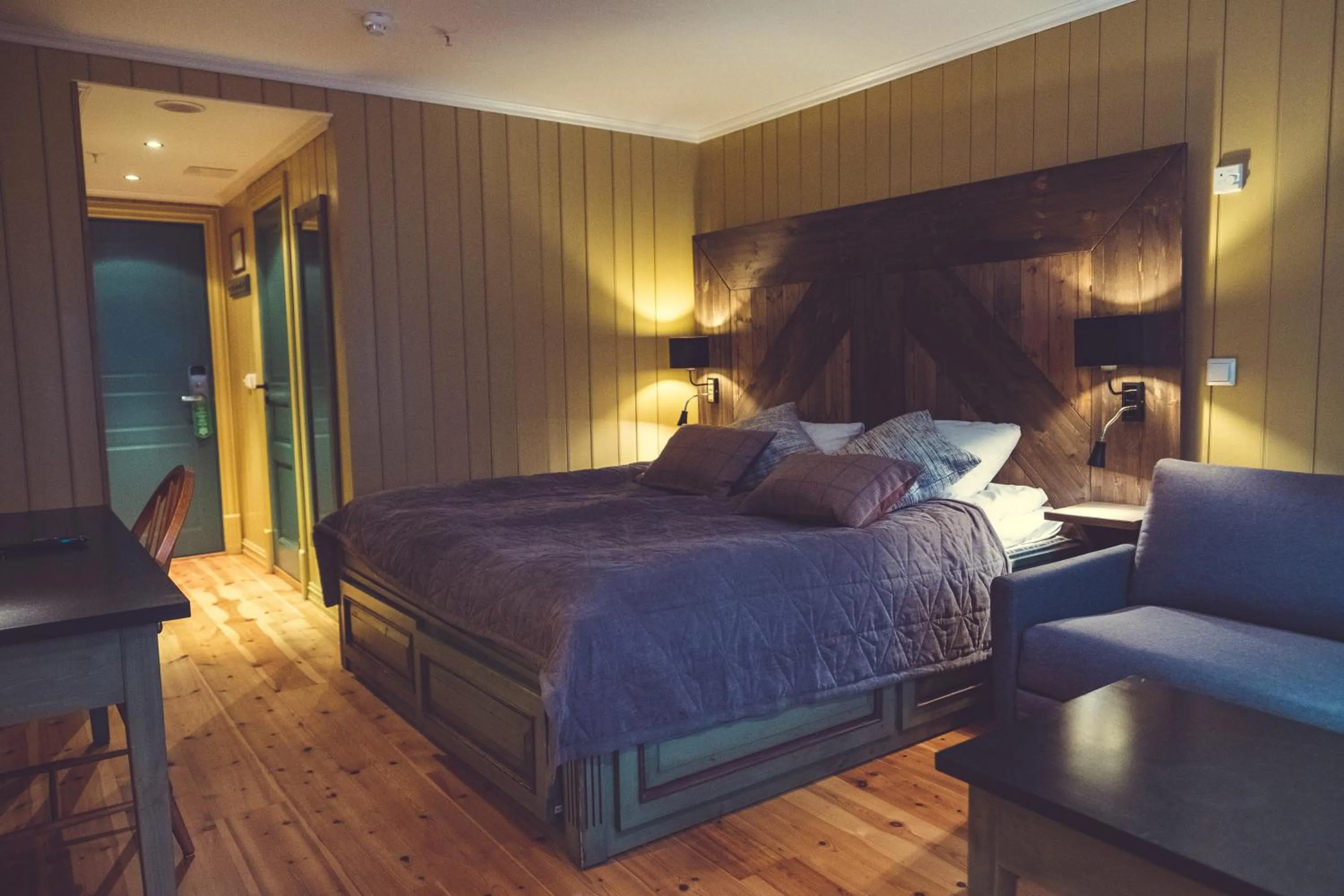 Bed in Gudbrandsgard Hotel