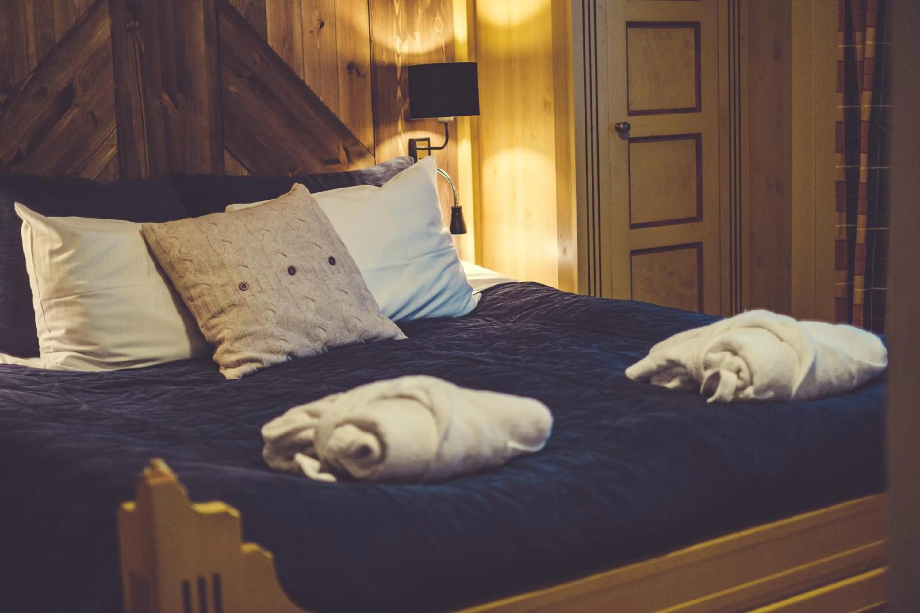 Bed in Gudbrandsgard Hotel