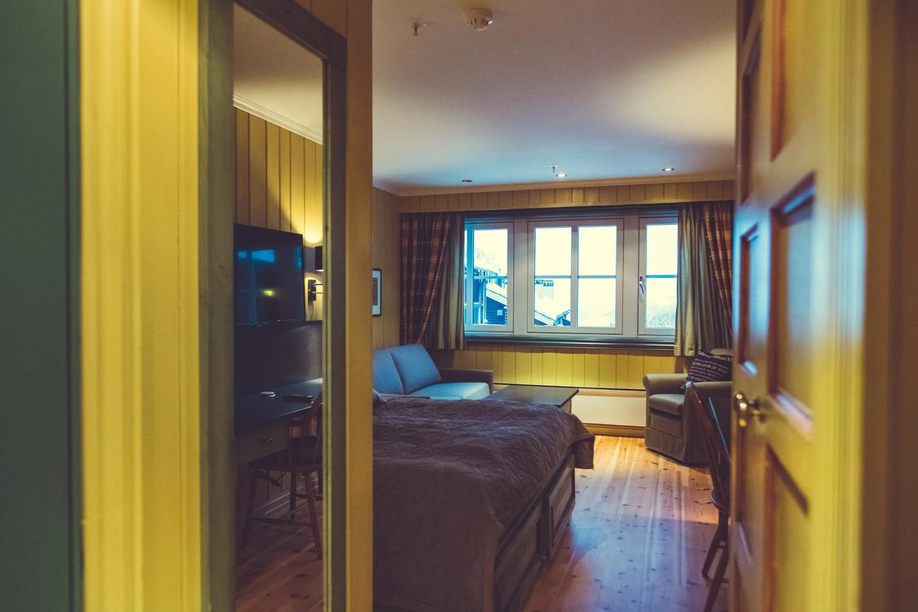 Bed in Gudbrandsgard Hotel