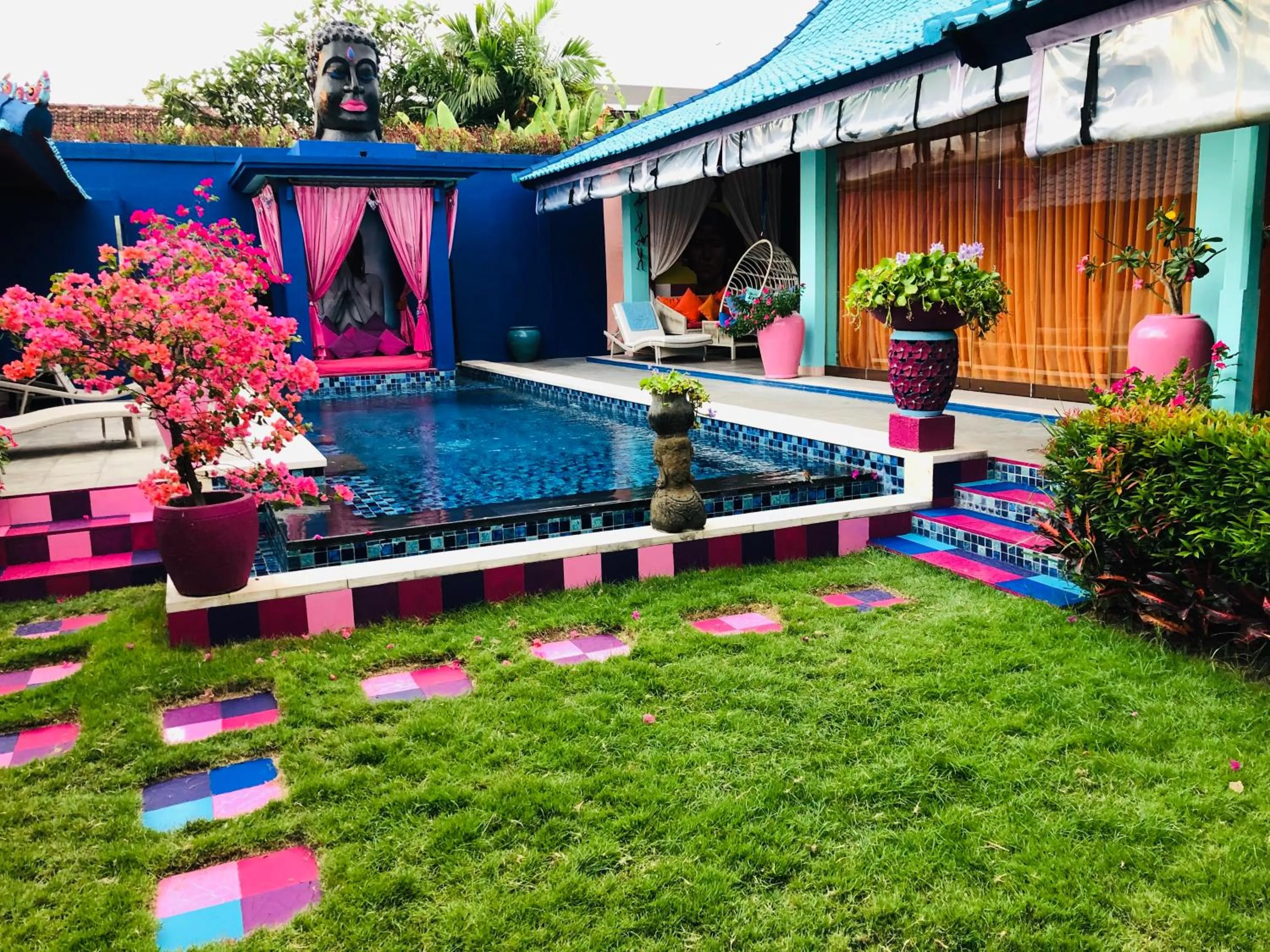 Patio in Villa Majorelle Bali