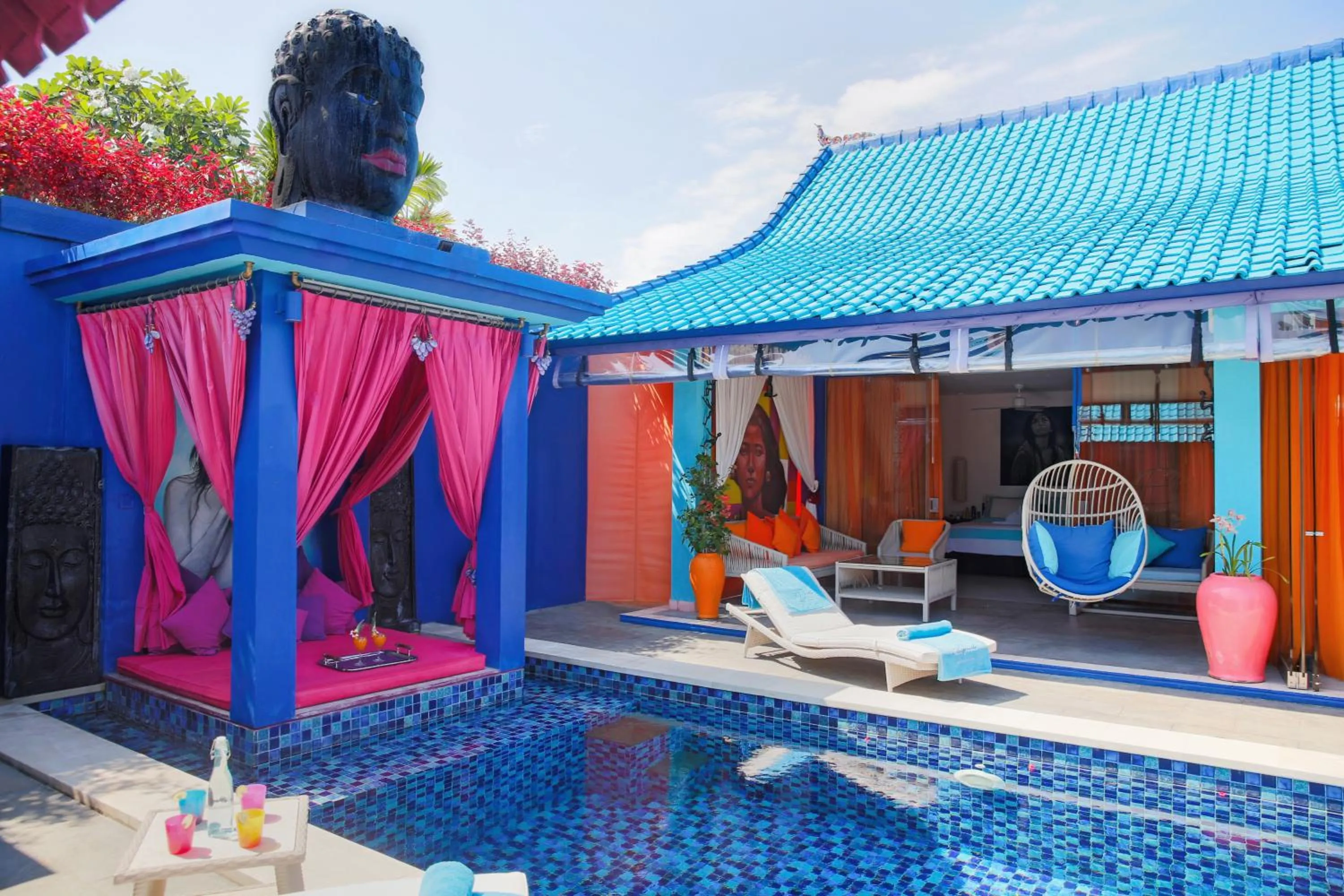 Patio in Villa Majorelle Bali