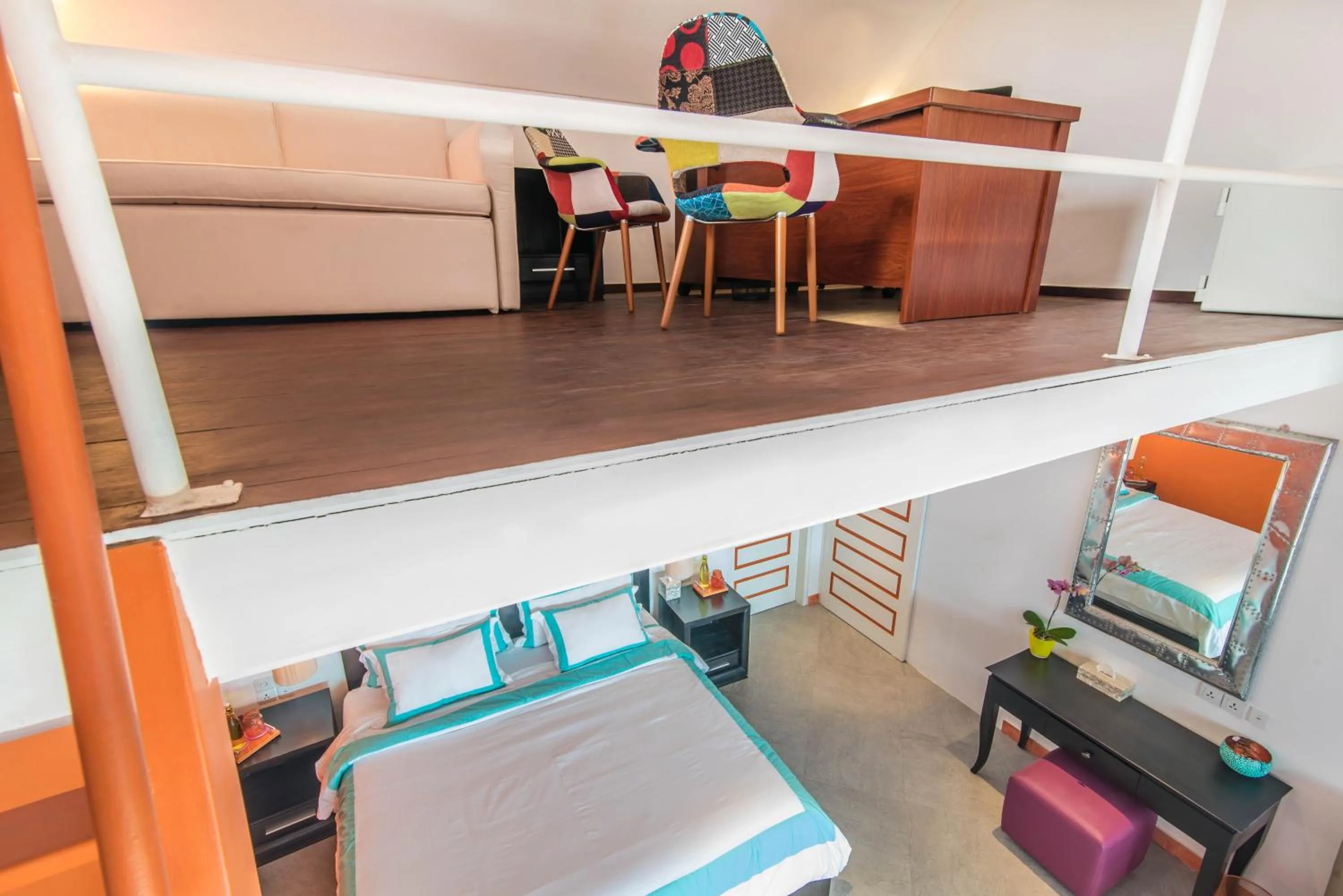 Bed in Villa Majorelle Bali