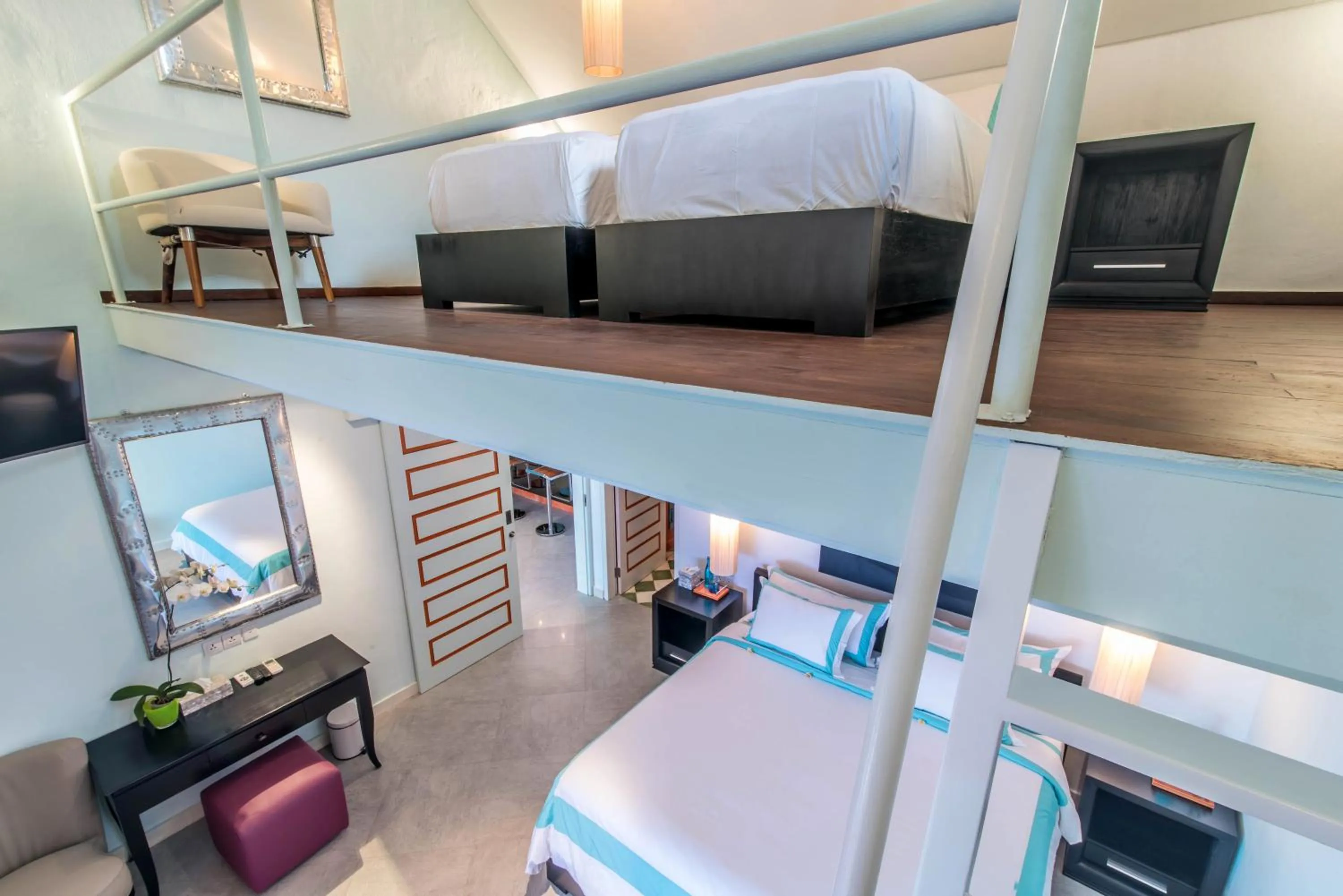 Bed in Villa Majorelle Bali