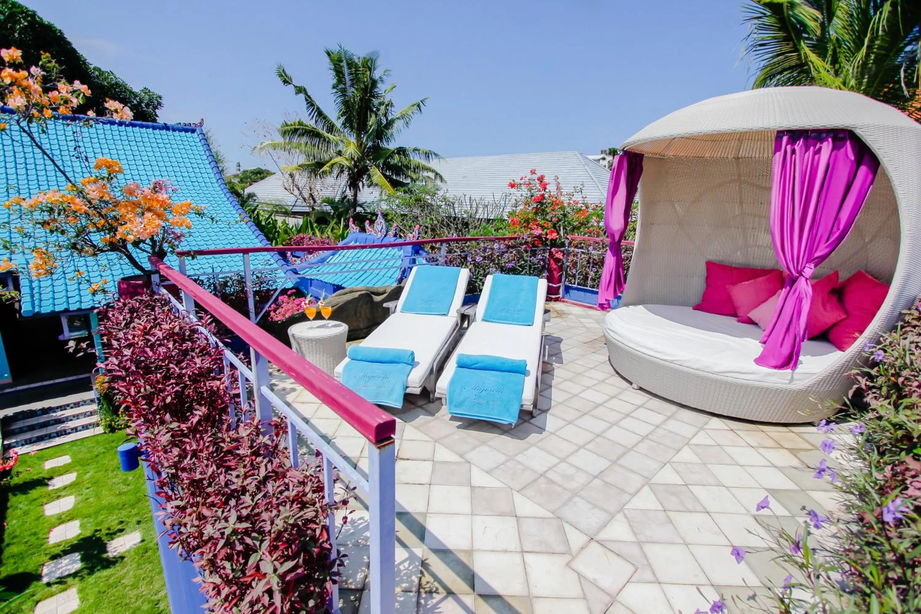 Solarium in Villa Majorelle Bali