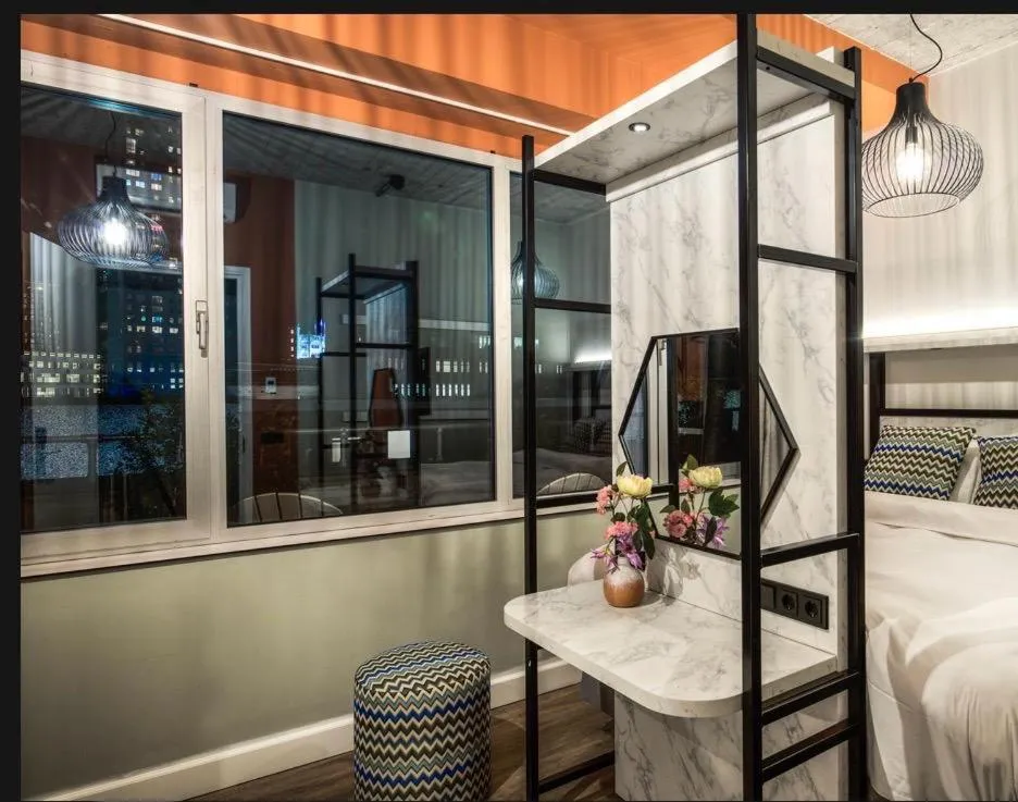 Balcony/Terrace, Bed in Boutique Hotel Lumiere