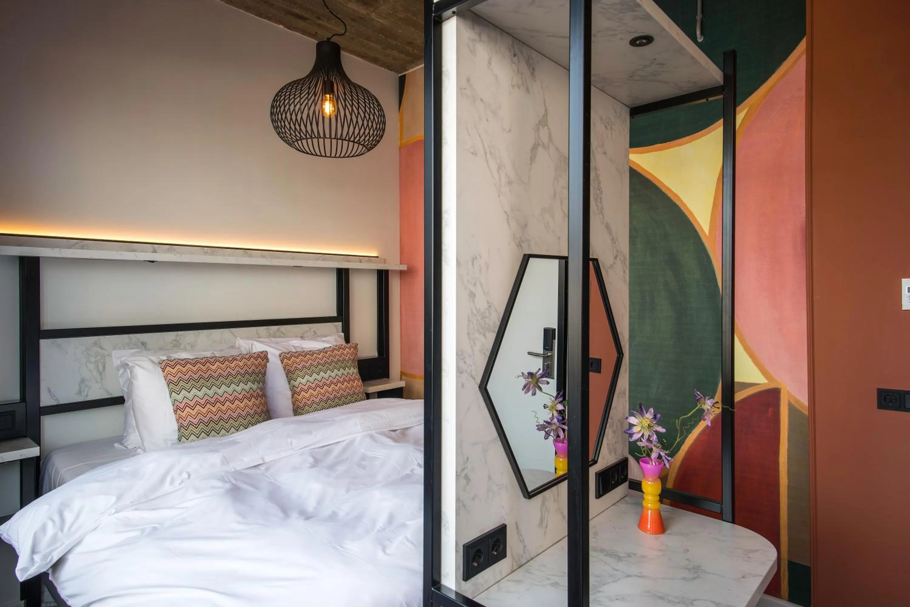 Bed in Boutique Hotel Lumiere