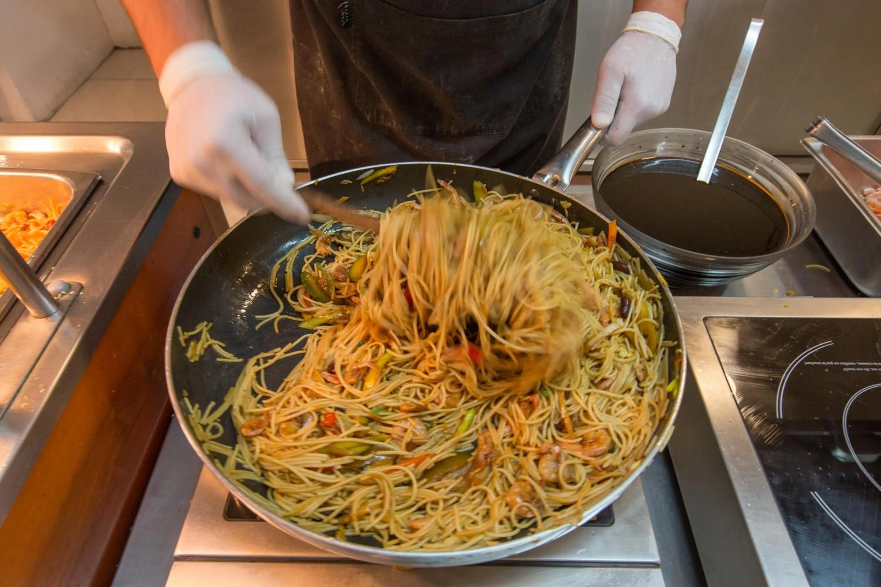 Food close-up in Sun Palace Hotel