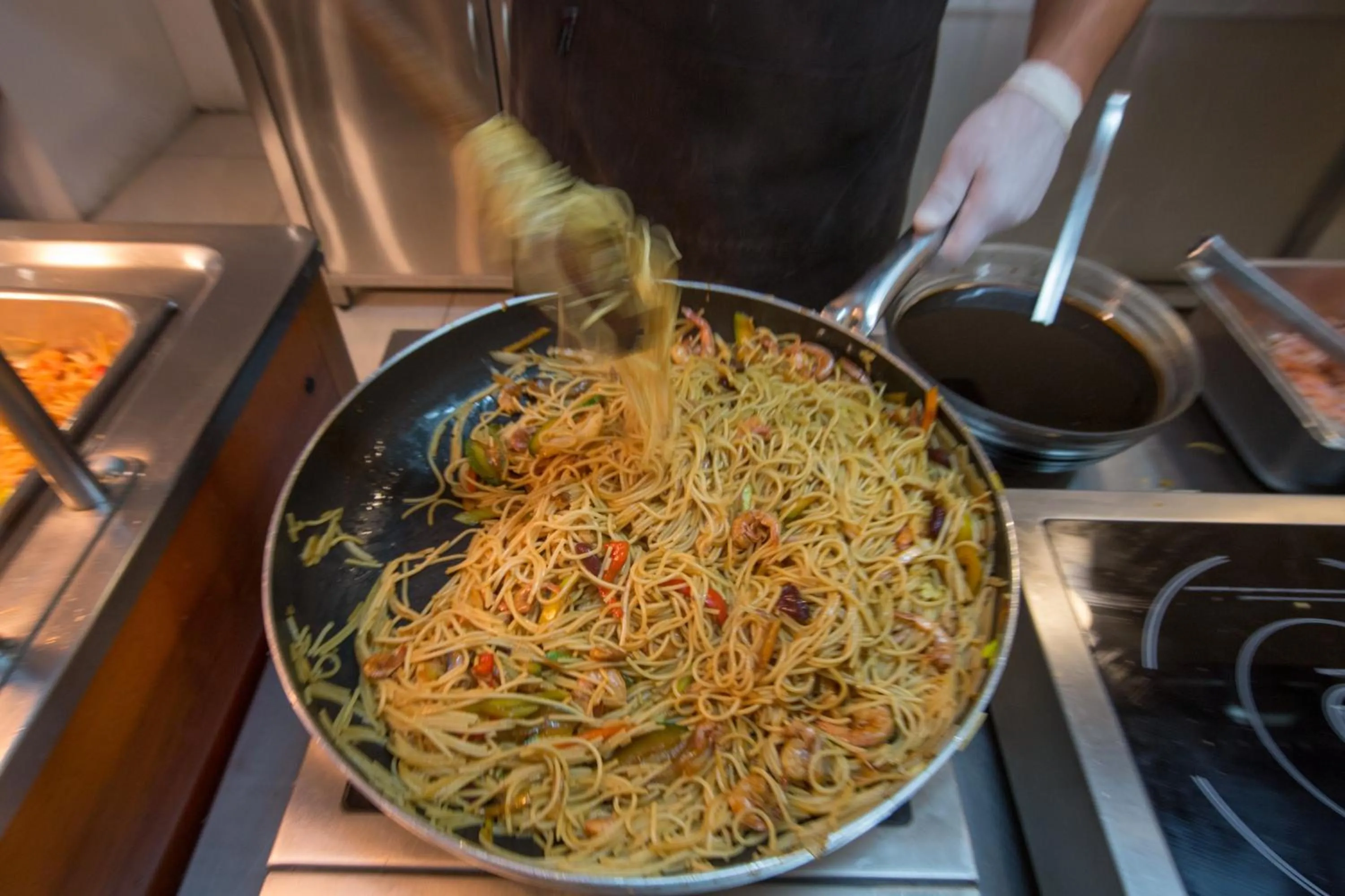 Food close-up in Sun Palace Hotel