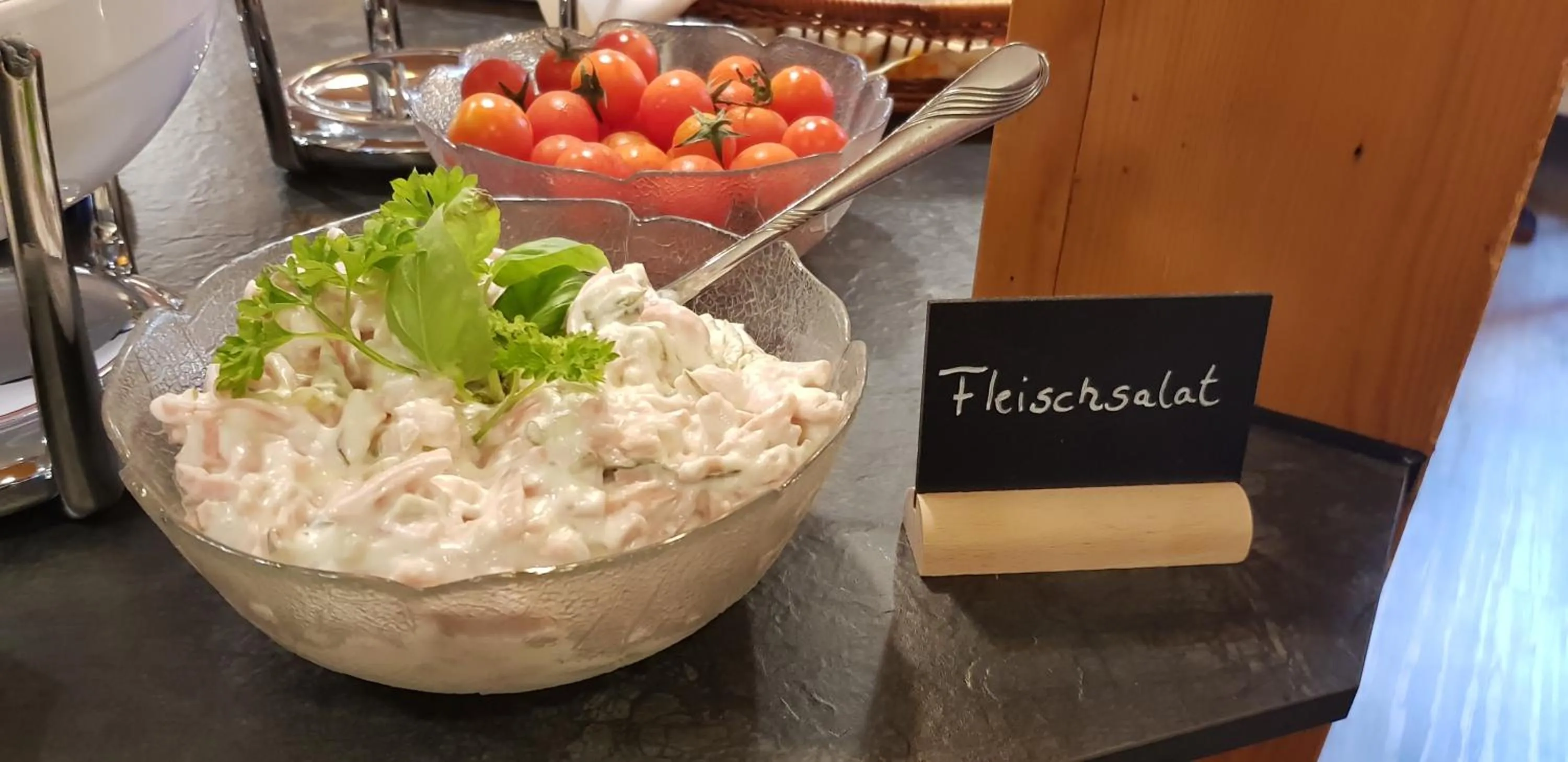 Food close-up in Hotel Zur Eisenbahn