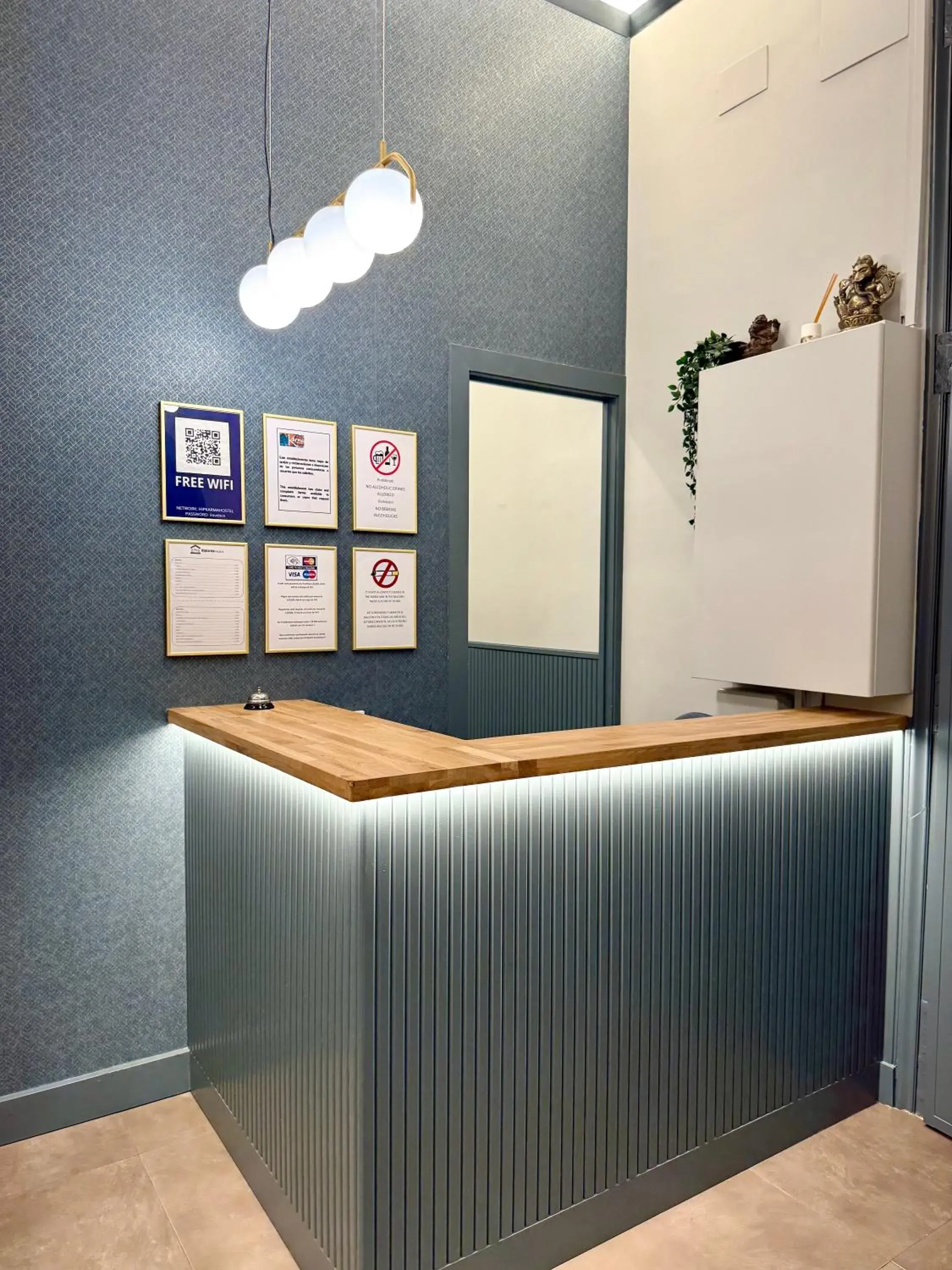 Lobby or reception in Hip Karma Hostel Lobby or reception in Hip Karma Hostel