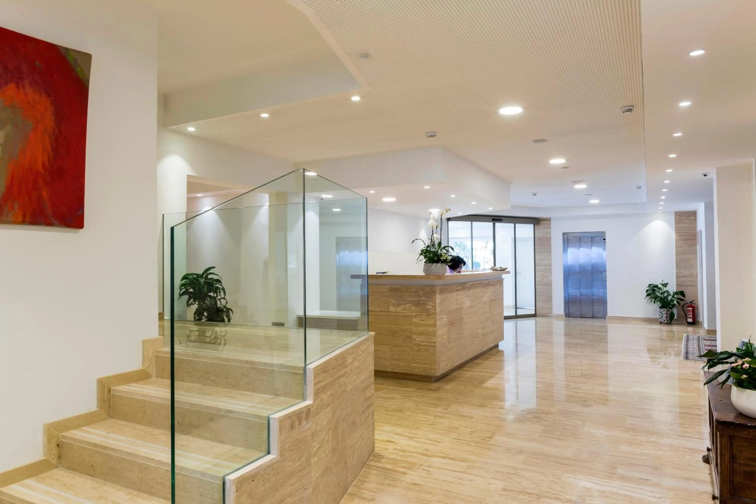 Lobby or reception in Hotel Costa Brava