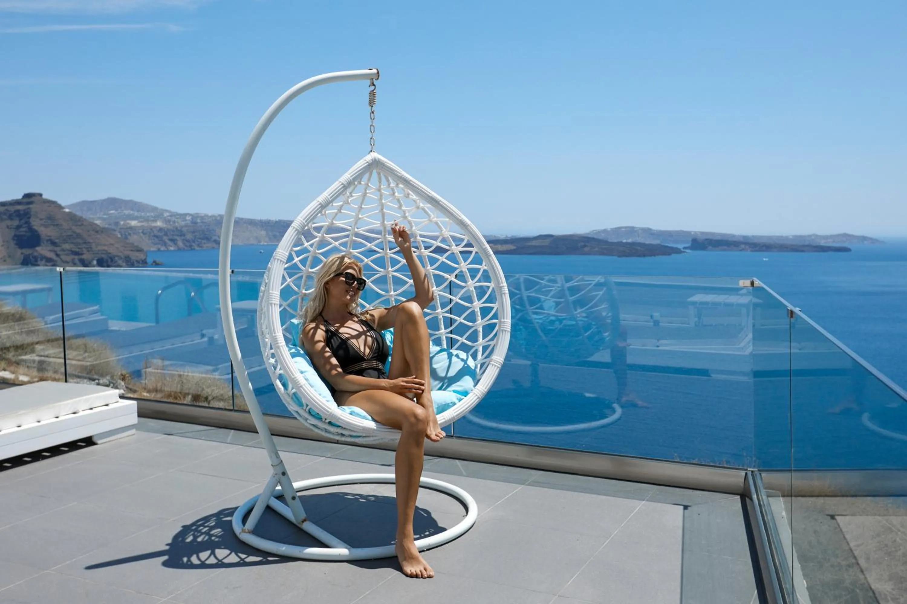 Sea view in Oia Suites