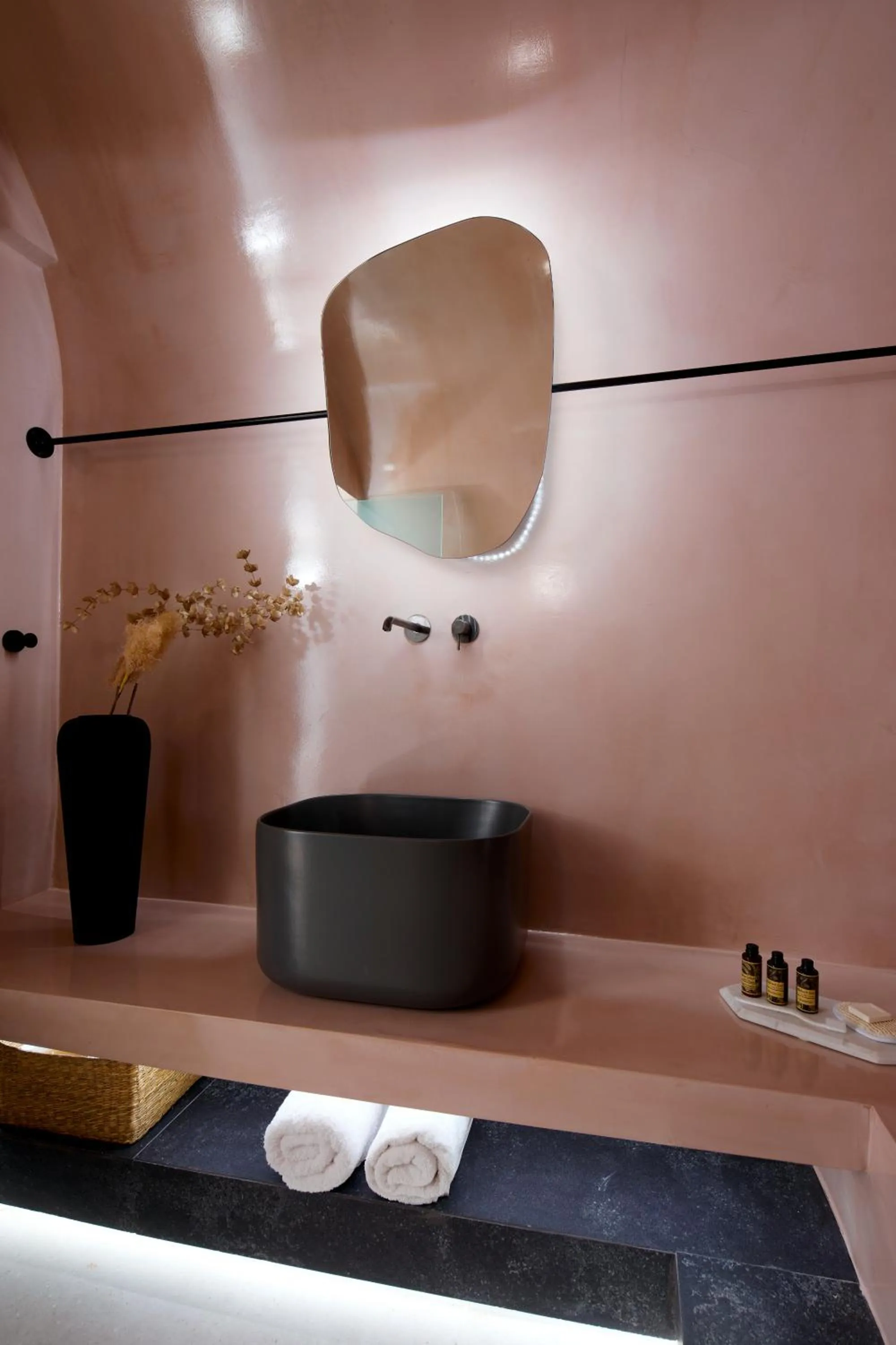 Bathroom in Oia Suites