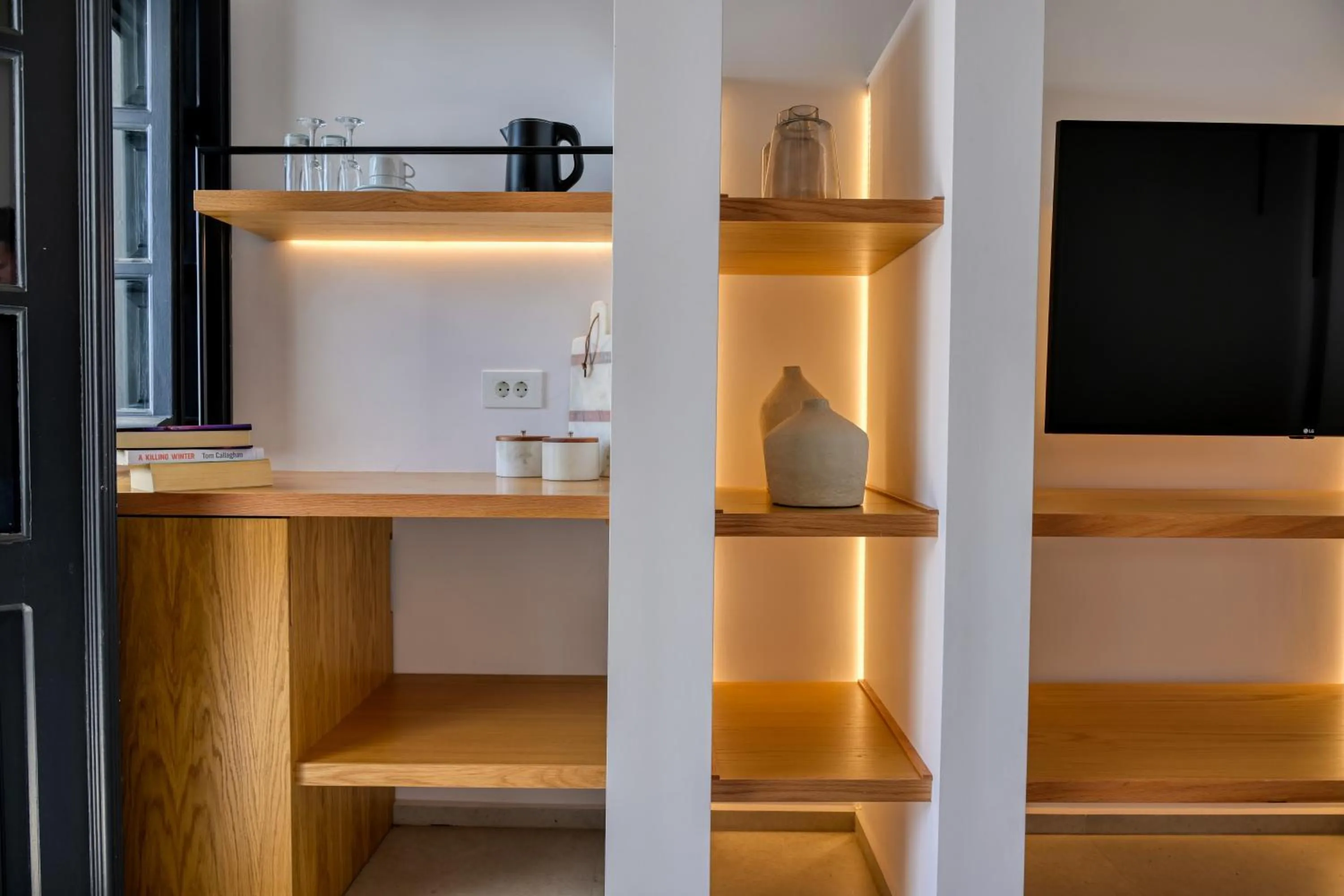 Decorative detail in Oia Suites