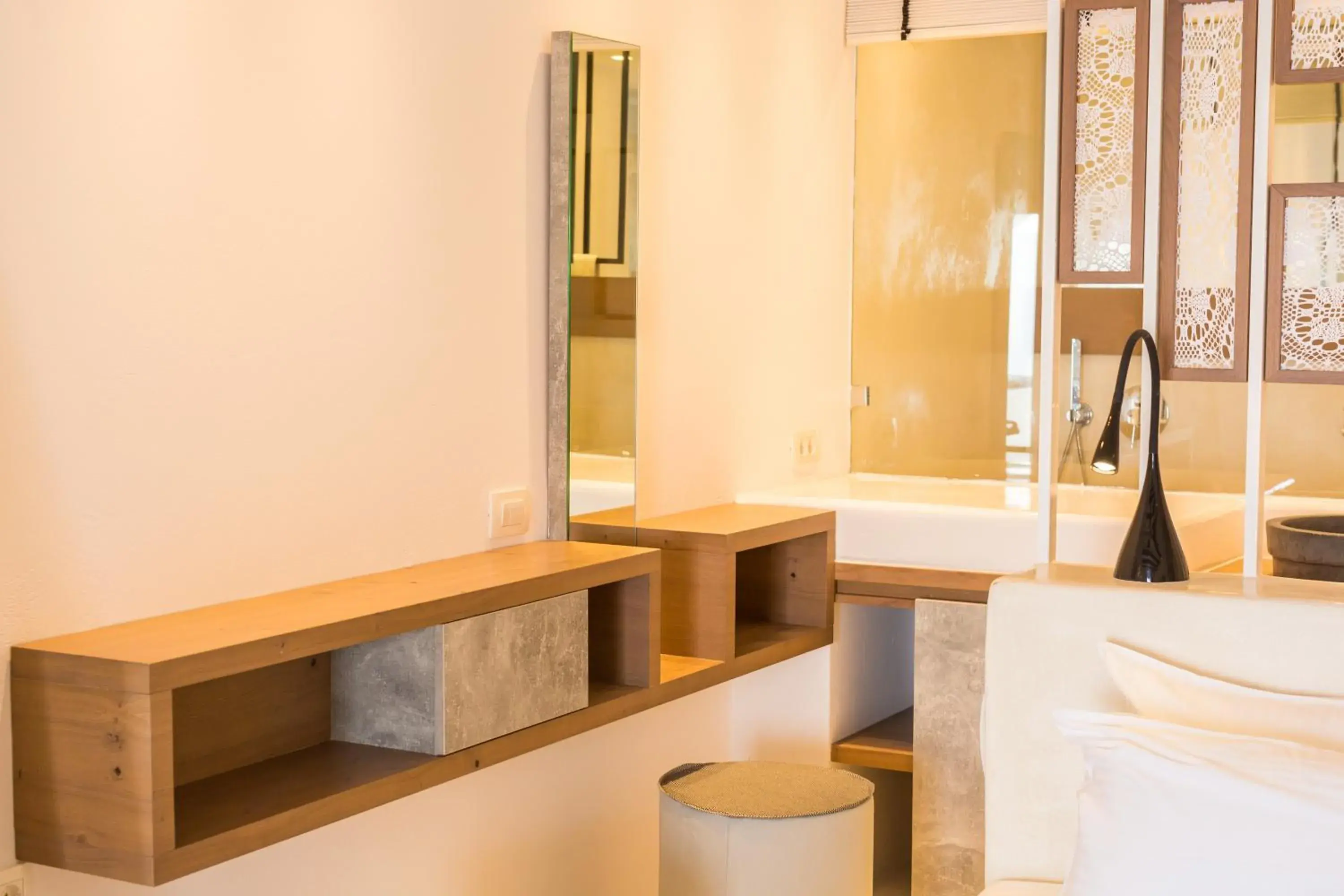 Living room in Oia Suites Living room in Oia Suites