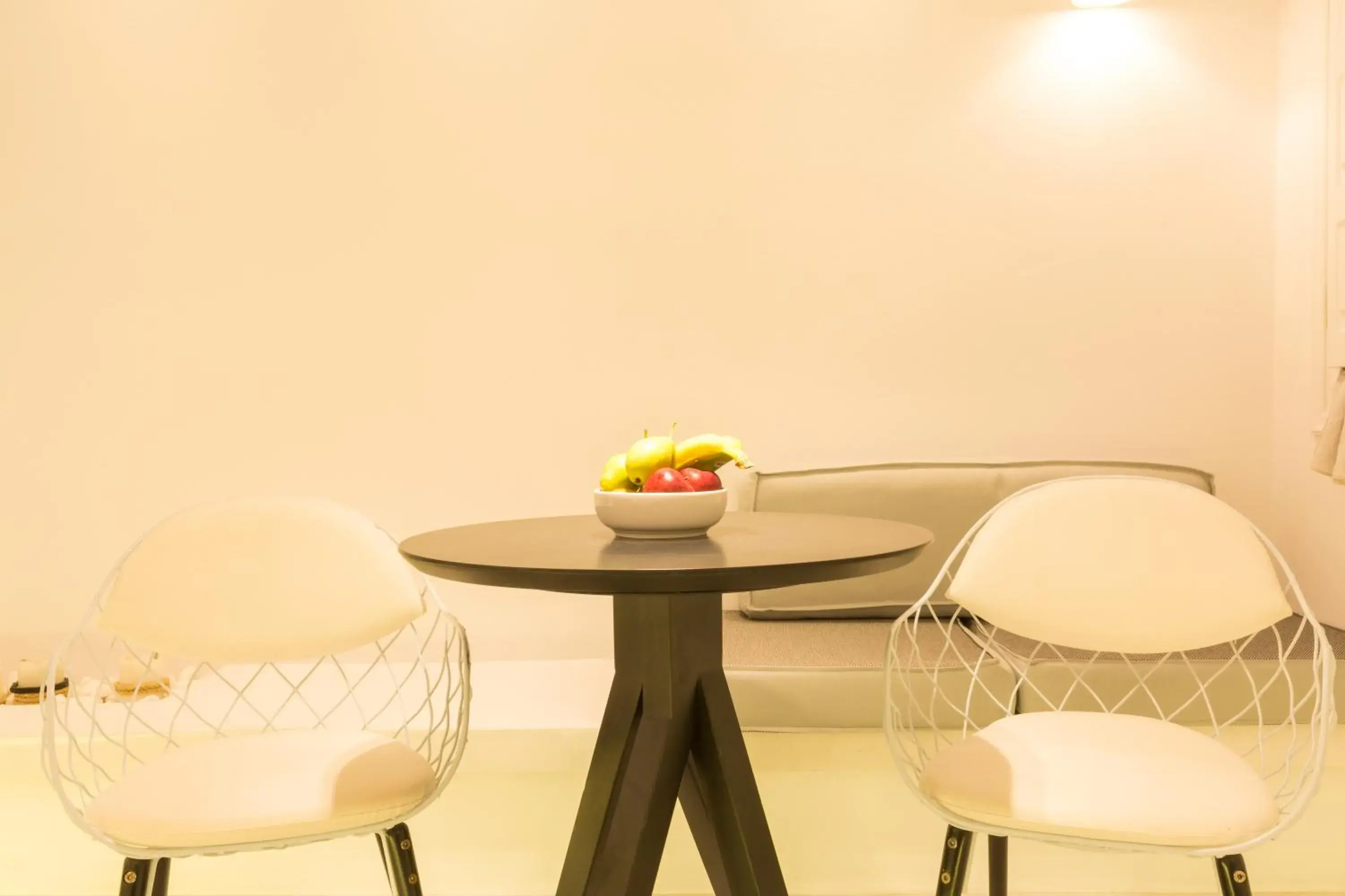 Living room in Oia Suites Living room in Oia Suites