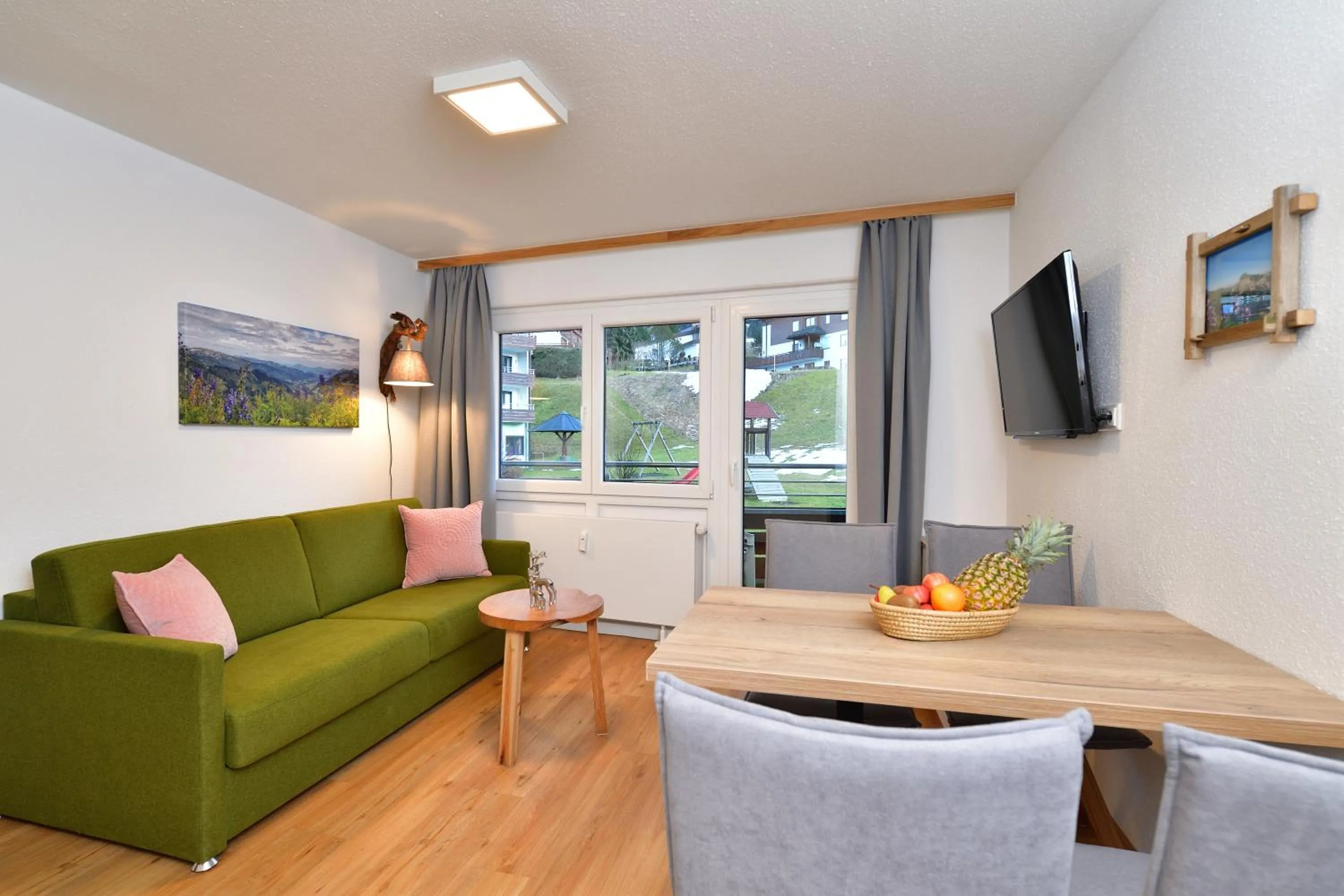 Living room in Familienhotel Kleinwalsertal