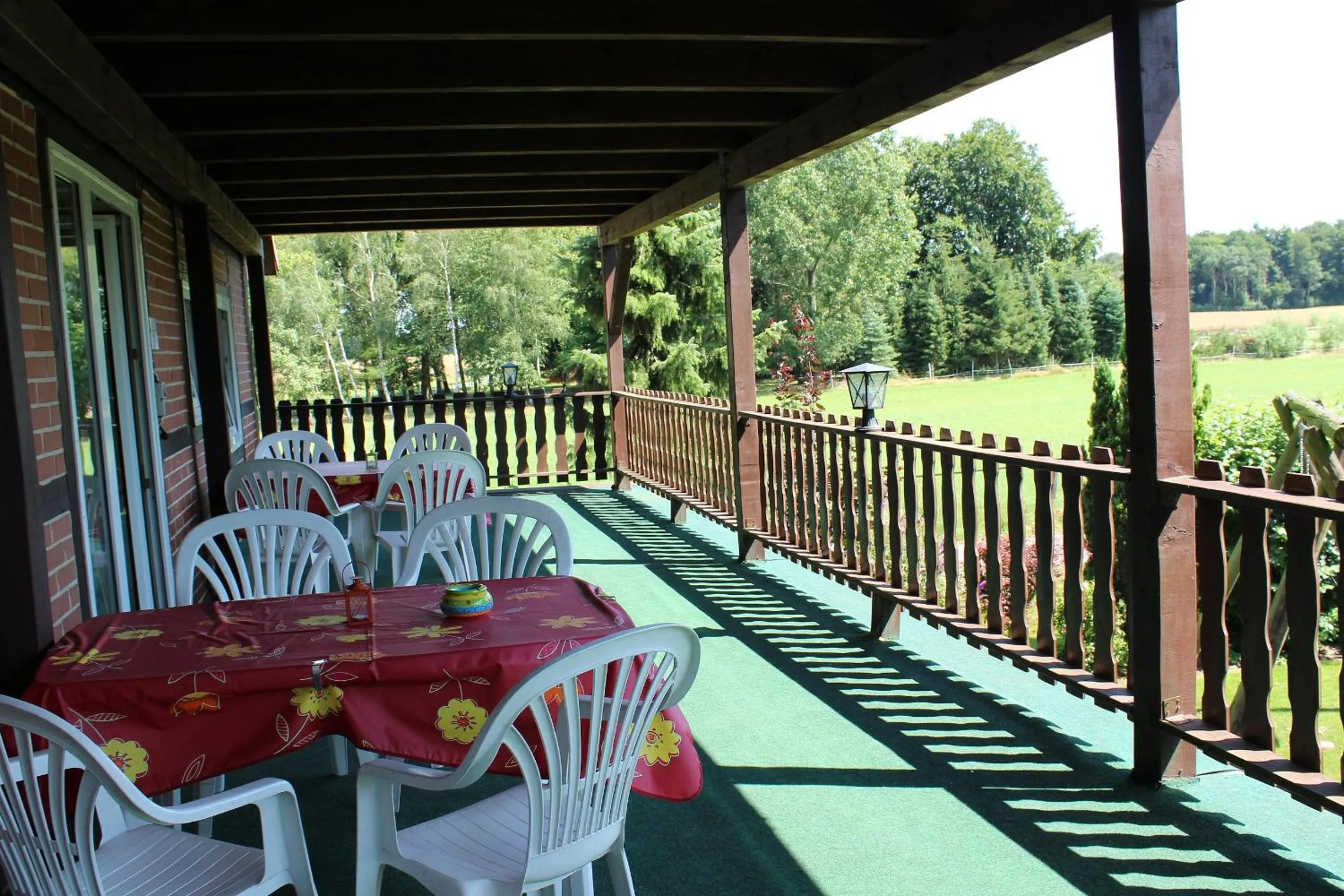 Balcony/Terrace in Ferienhof Pankalla