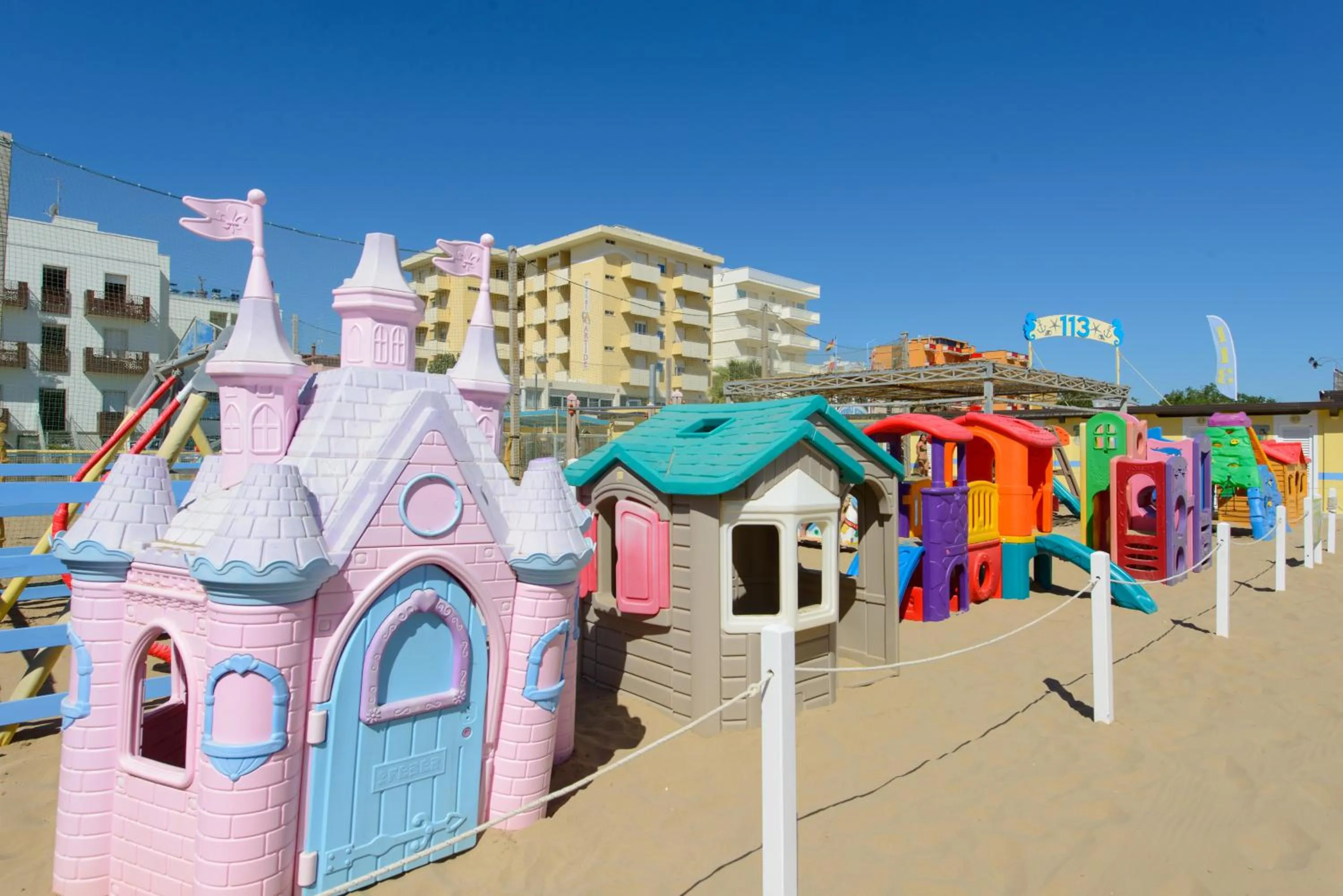 Children play ground in Hotel Nuova Medusa Rimini