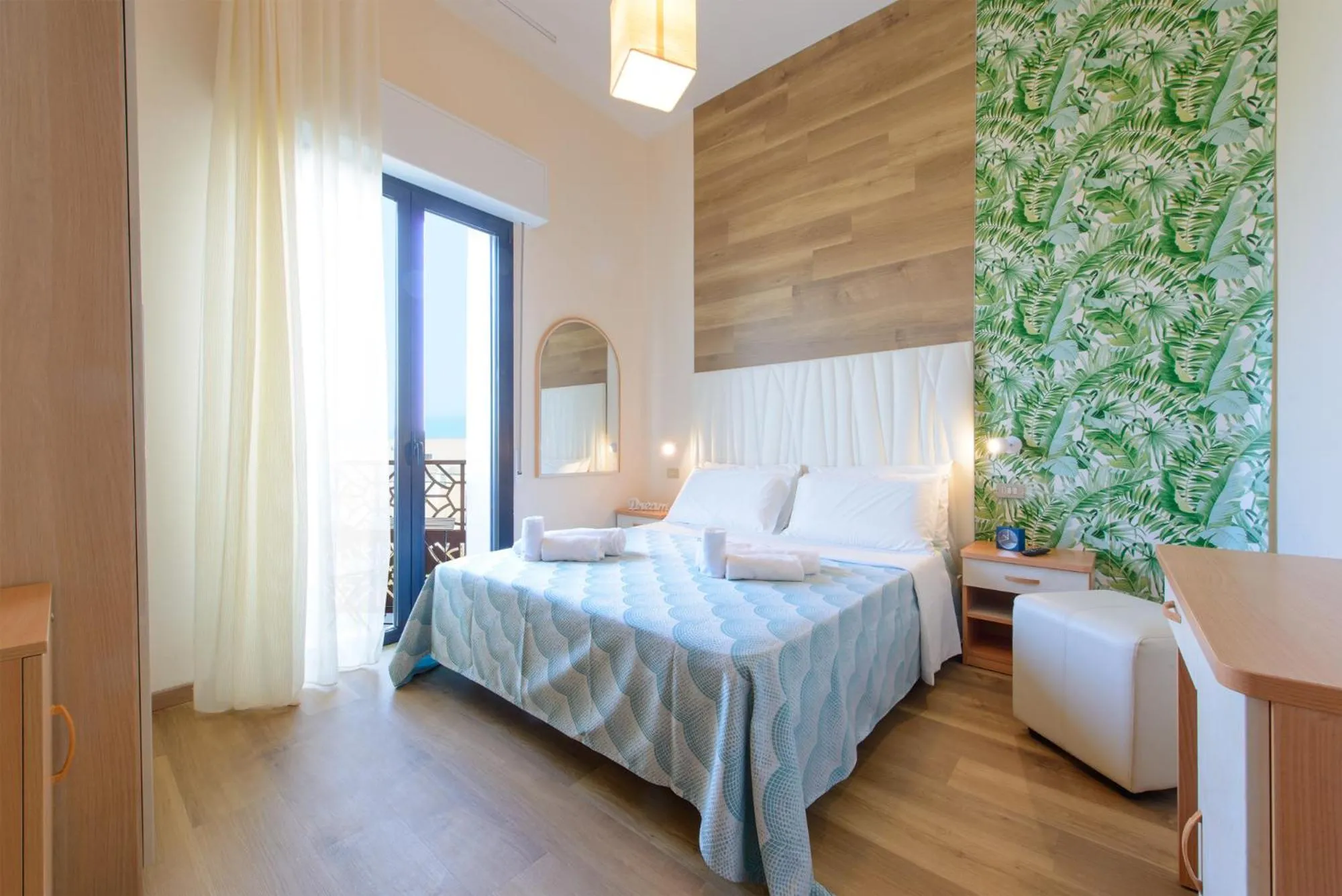 Bedroom in Hotel Nuova Medusa Rimini