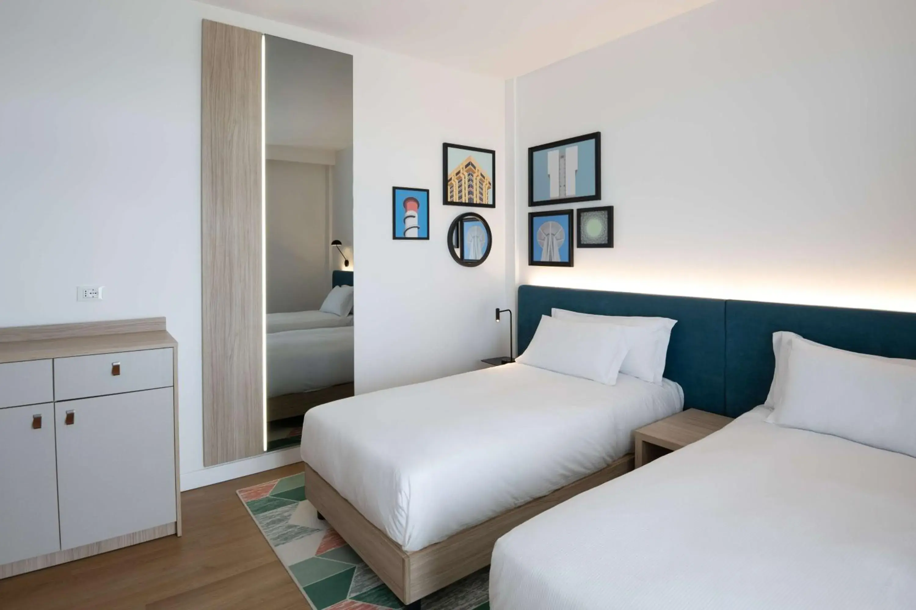 Bed in Hampton by Hilton Rome North Fiano Romano Bed in Hampton by Hilton Rome North Fiano Romano