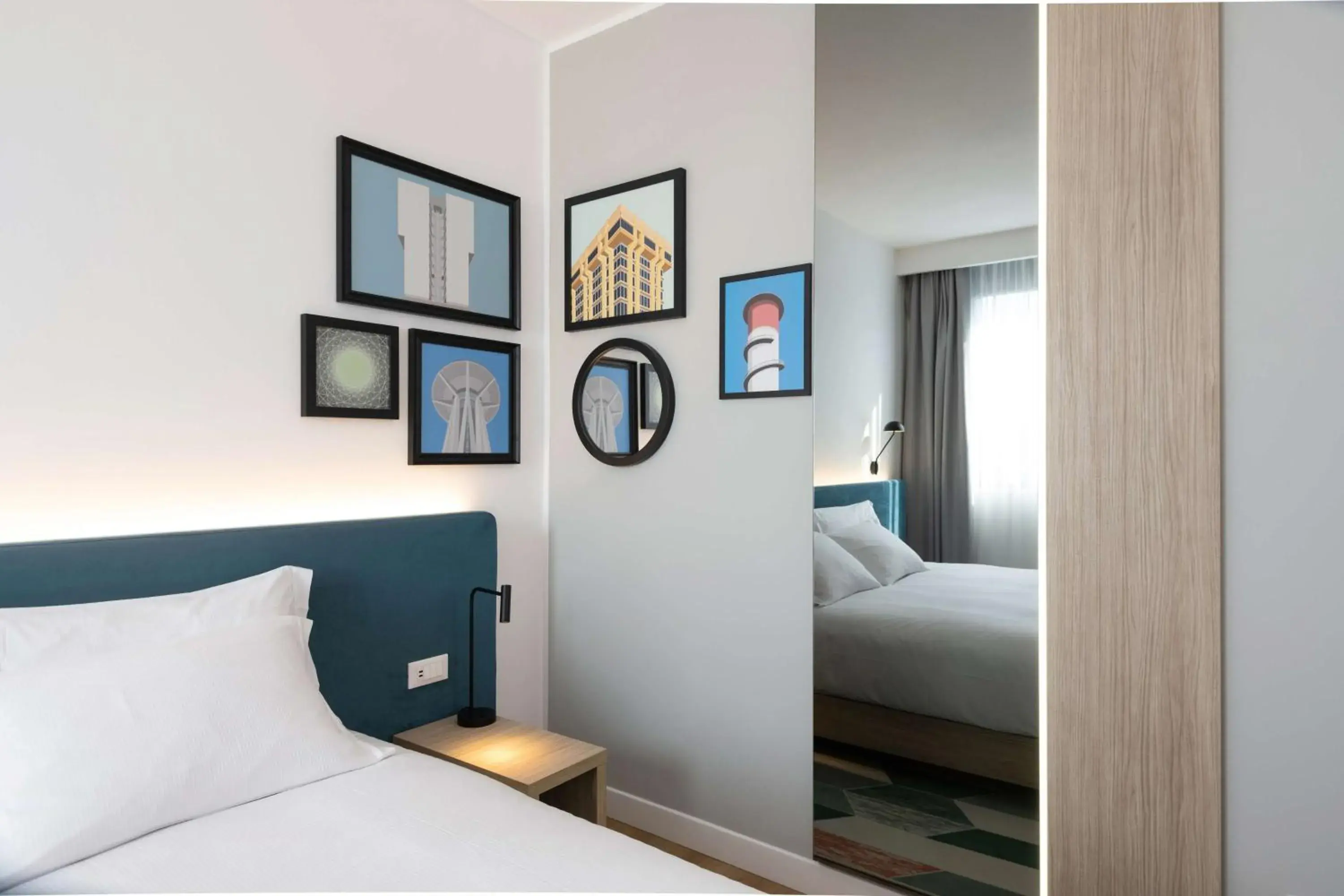 Bed in Hampton by Hilton Rome North Fiano Romano Bed in Hampton by Hilton Rome North Fiano Romano