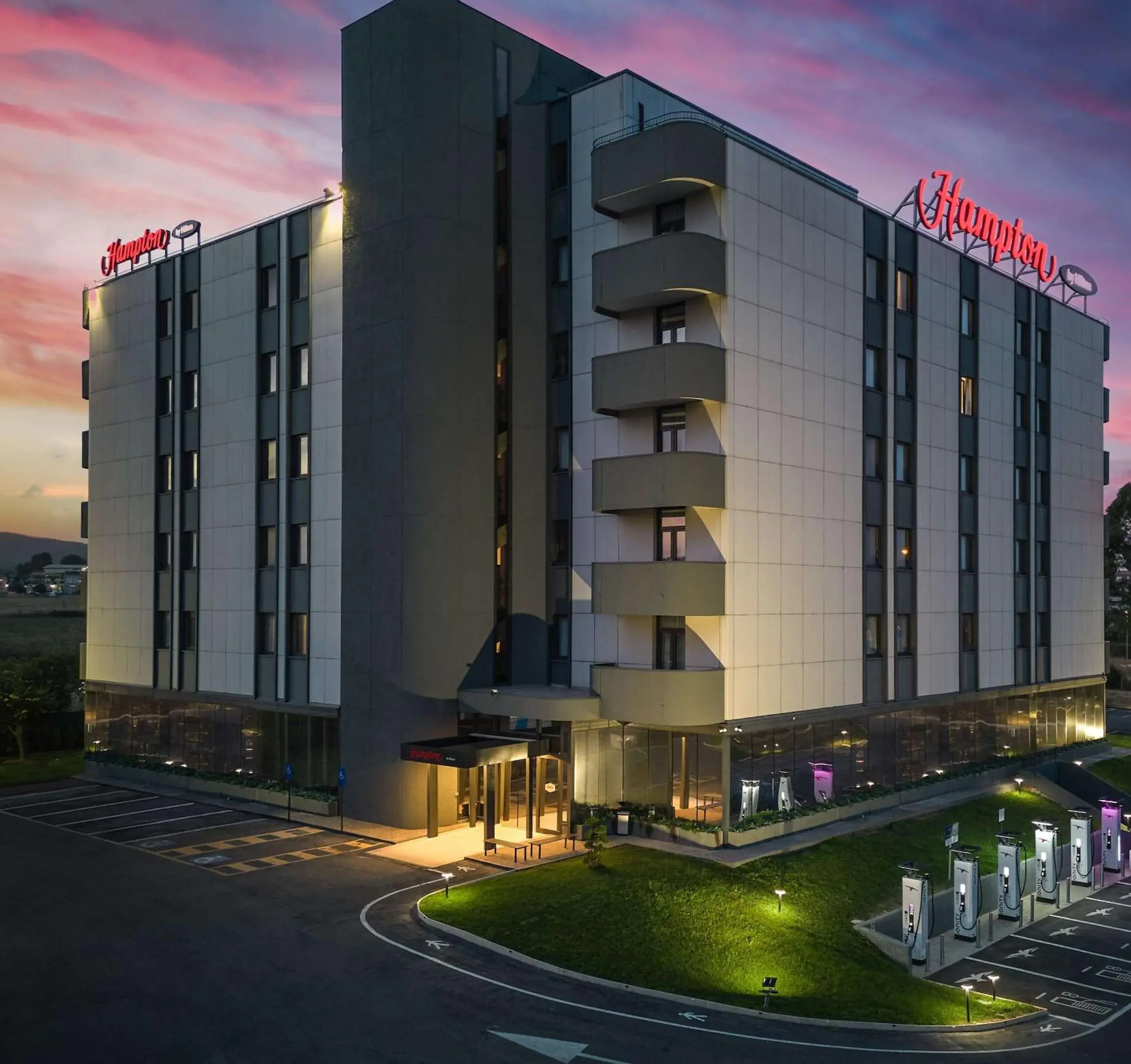 Property building in Hampton by Hilton Rome North Fiano Romano Property building in Hampton by Hilton Rome North Fiano Romano