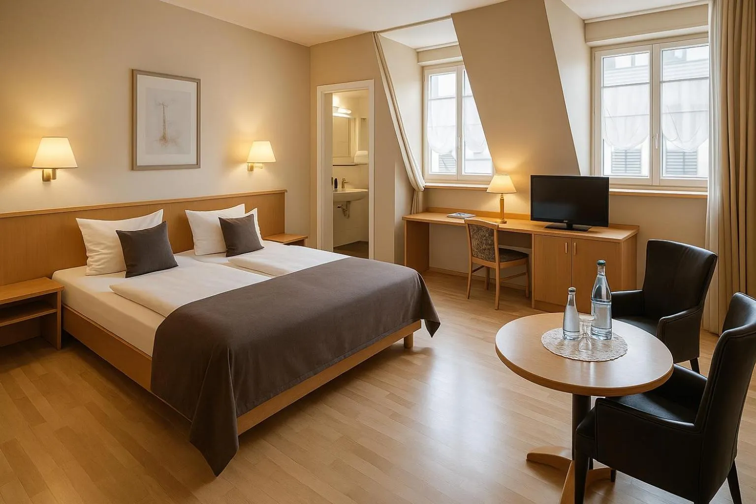 Guests, Bed in Steinhäuser Hof