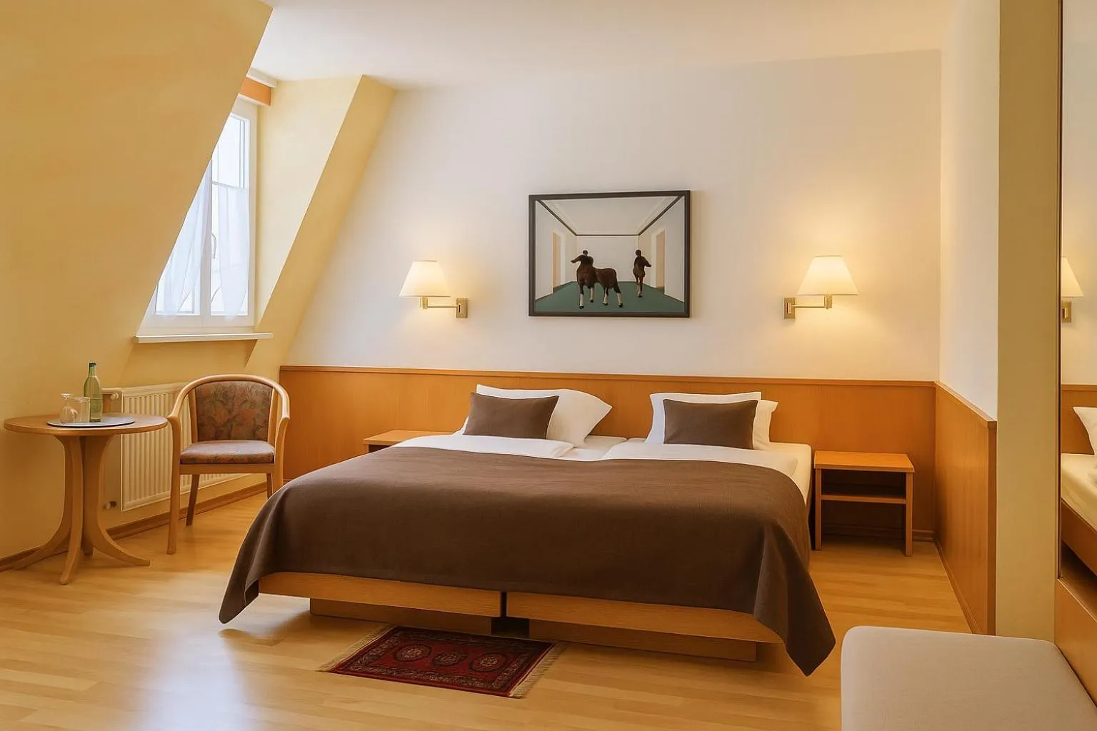 Guests, Bed in Steinhäuser Hof