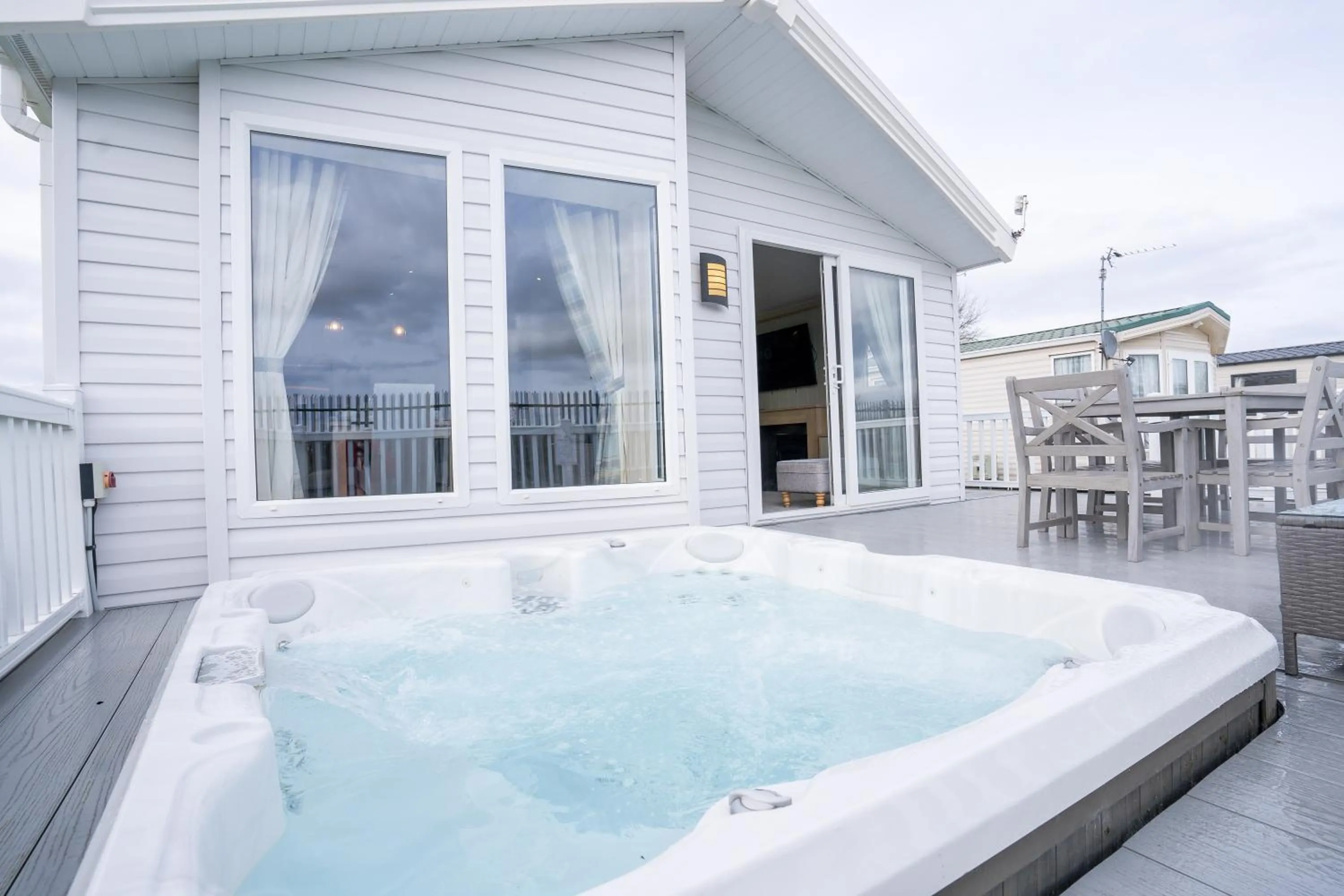 Patio in Marine Holiday Park