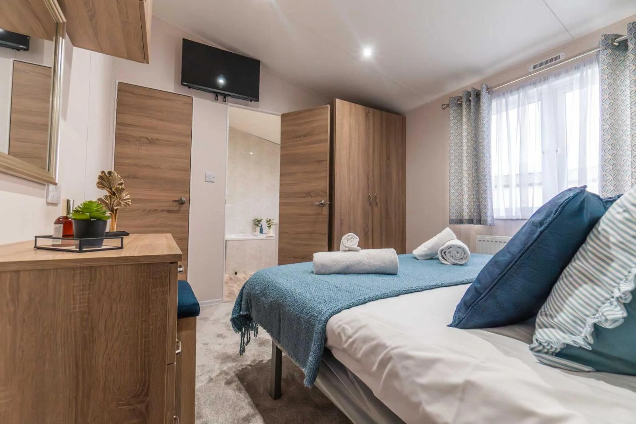 Bed in Marine Holiday Park