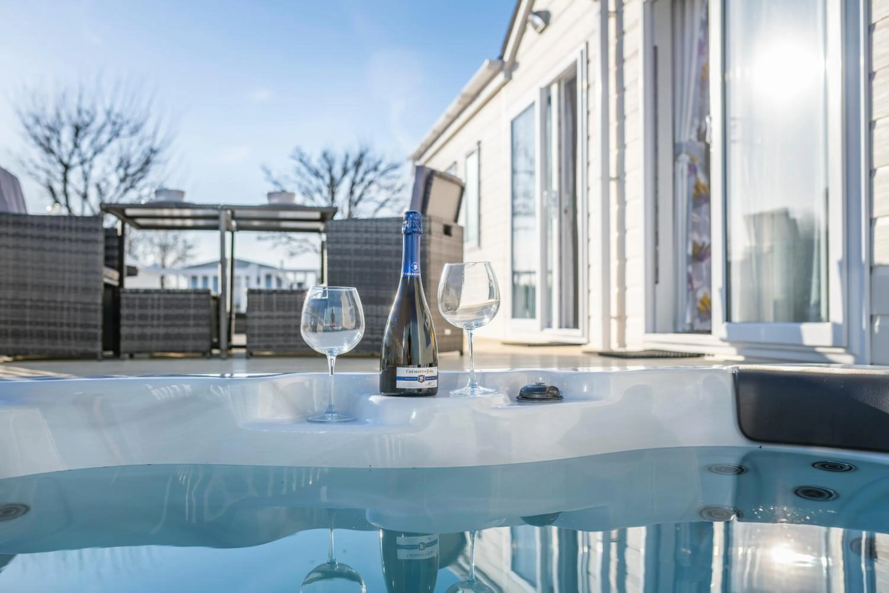 Hot Tub in Marine Holiday Park