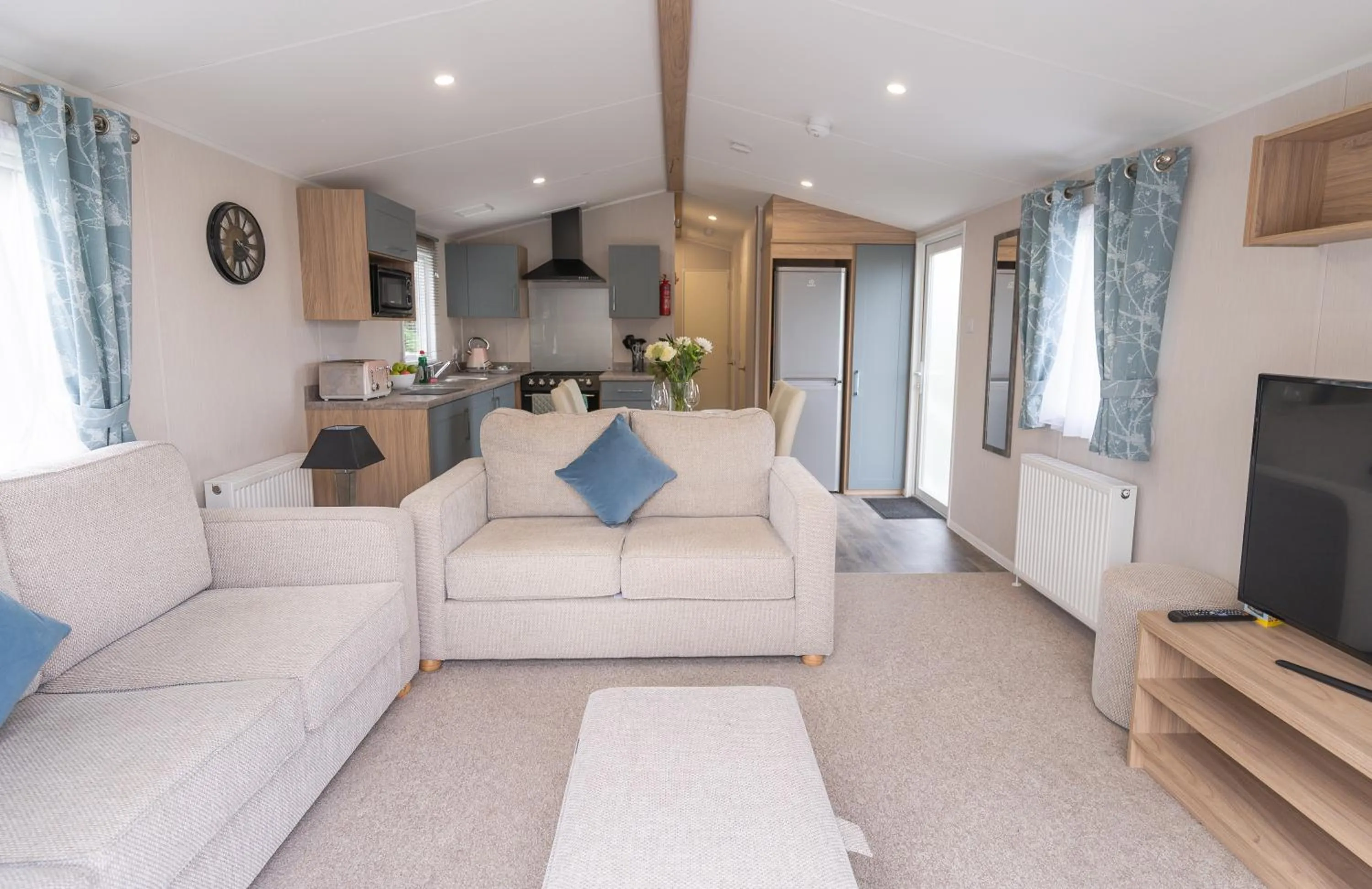 Living room in Marine Holiday Park