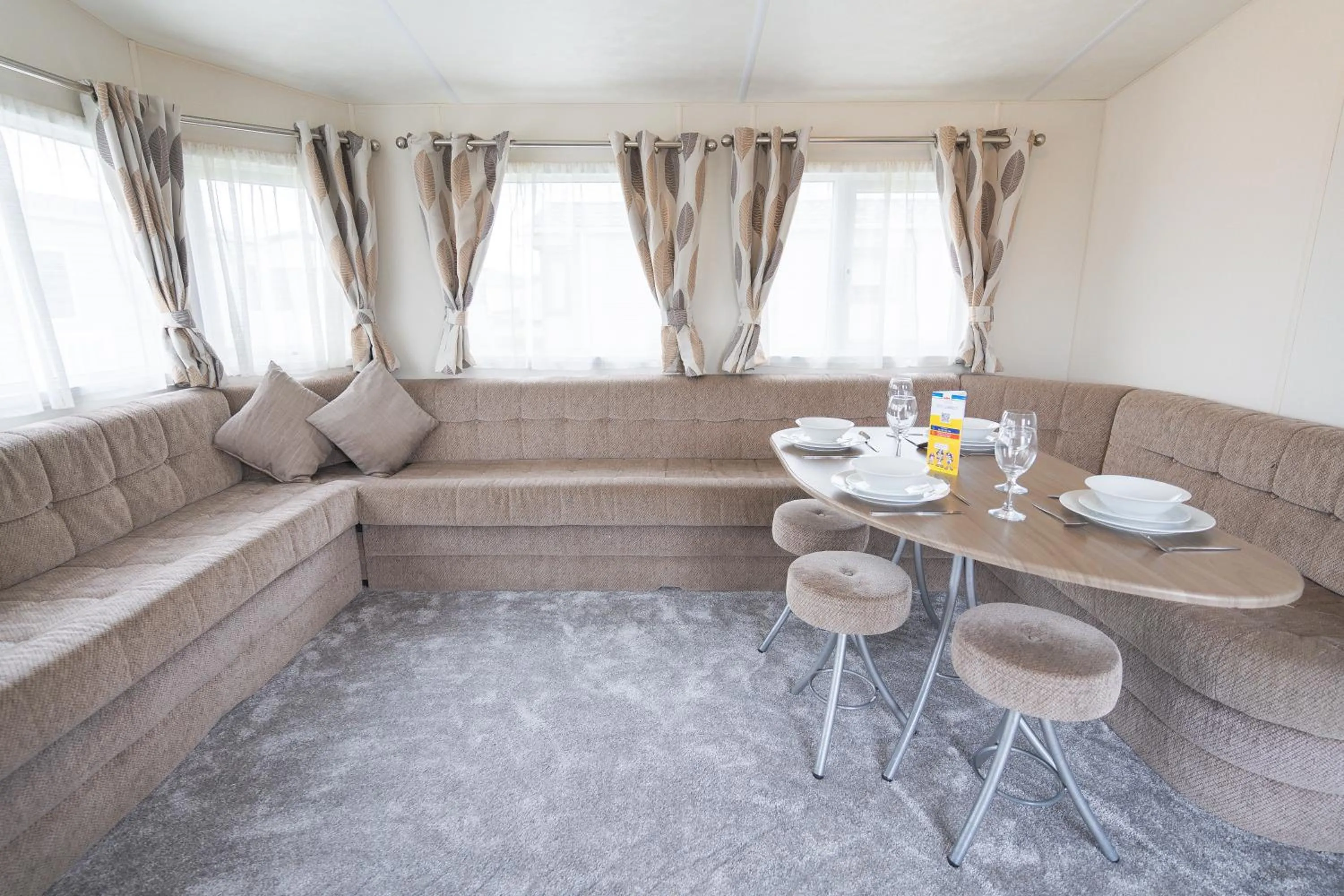 Seating area in Marine Holiday Park