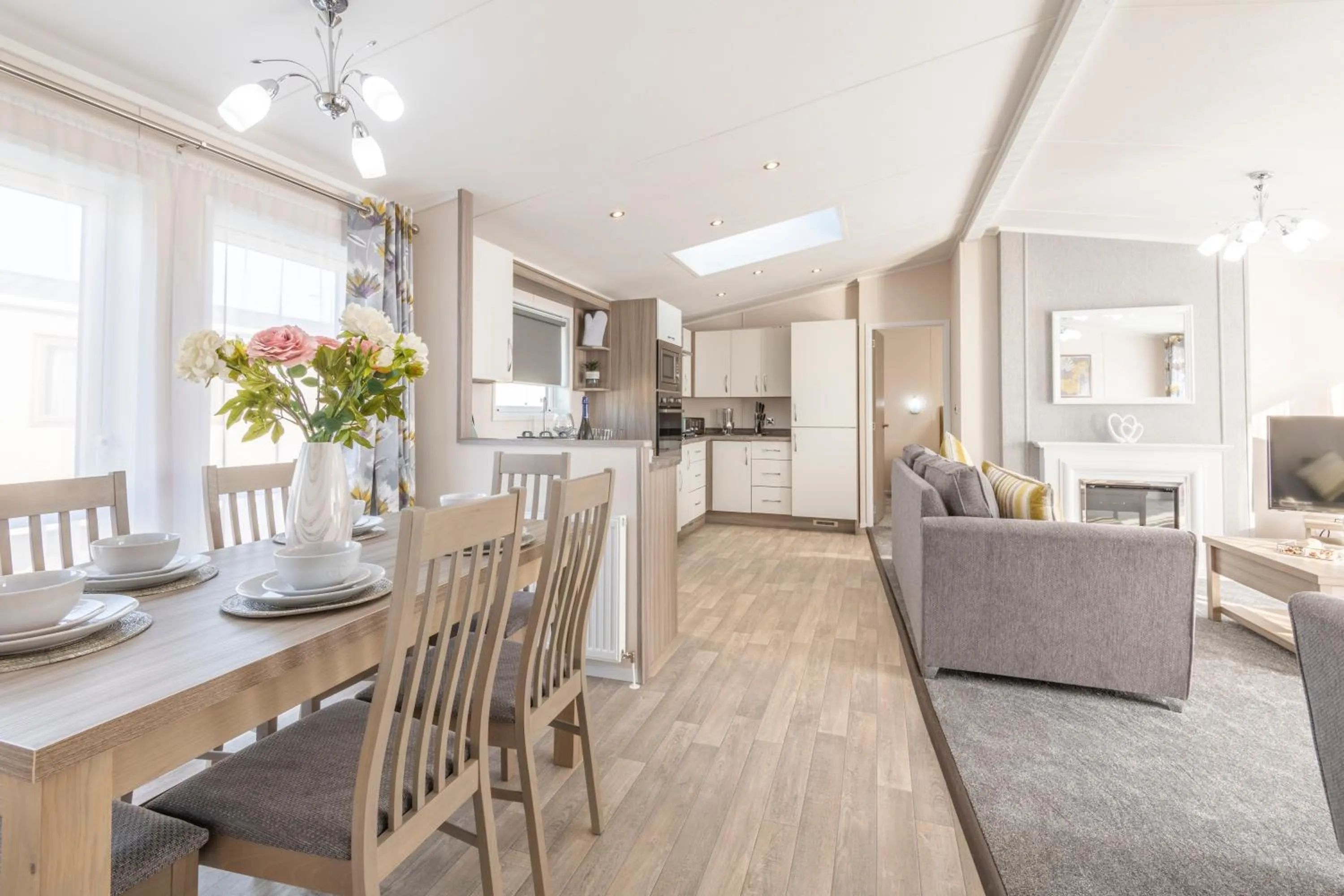 Living room in Marine Holiday Park