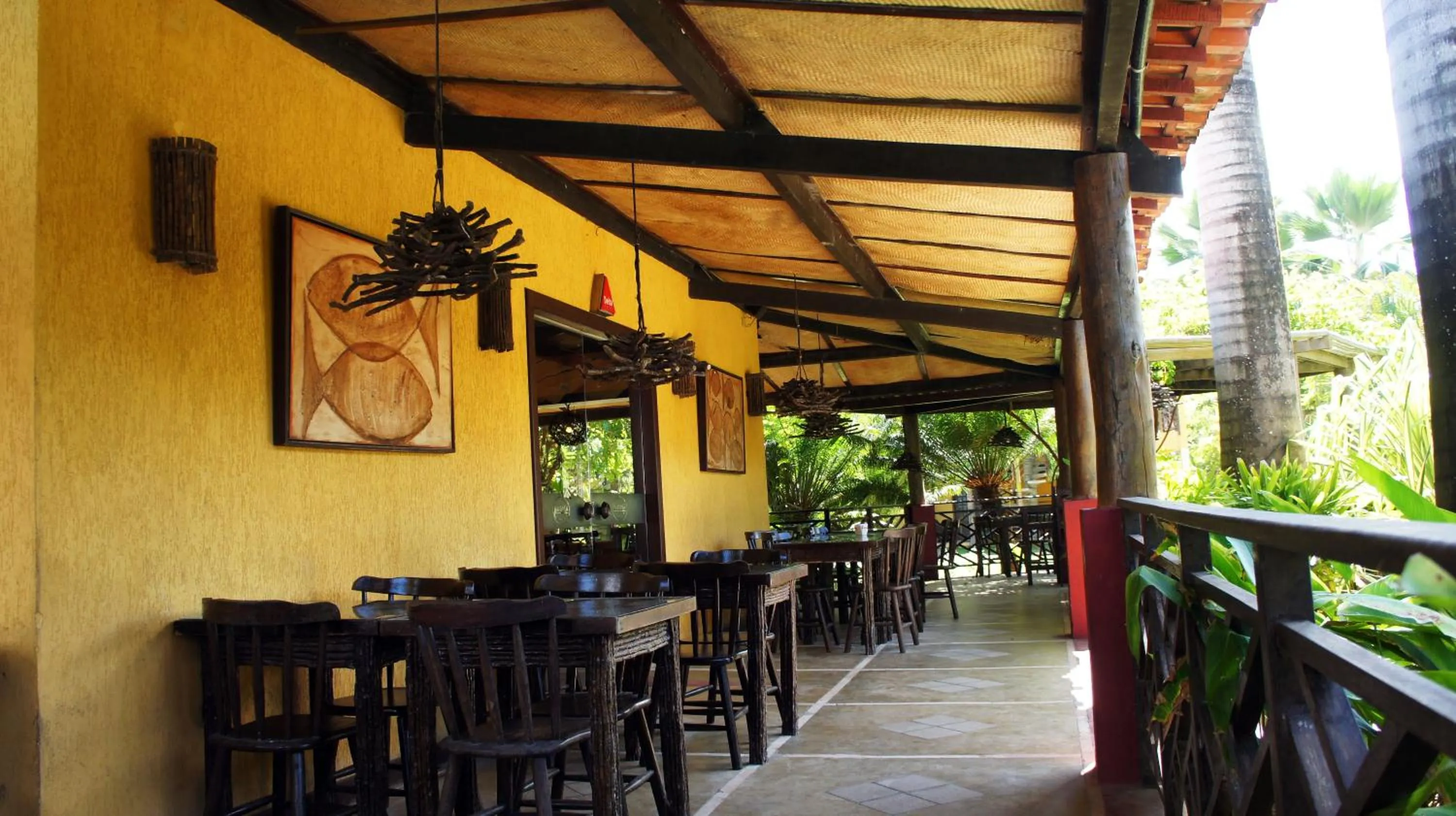 Patio in Hotel Aconchego Porto de Galinhas