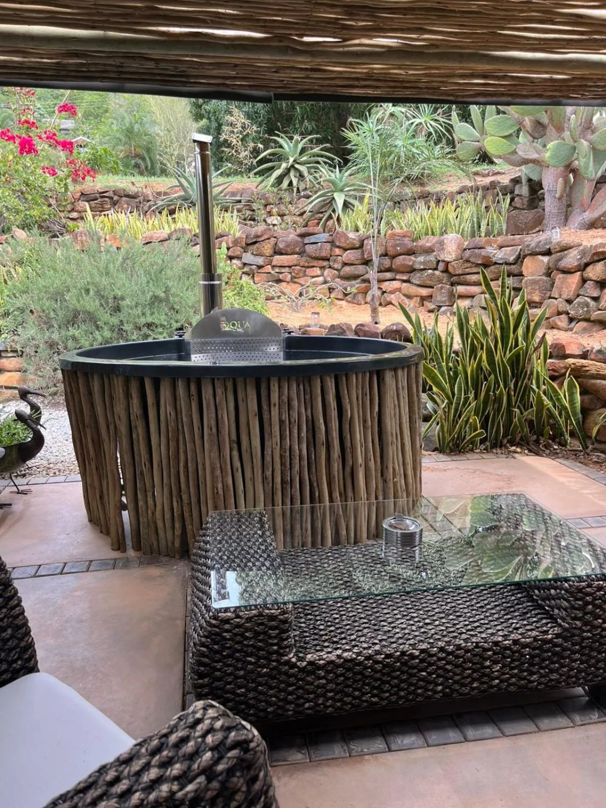 Patio in Abangane Guest Lodge