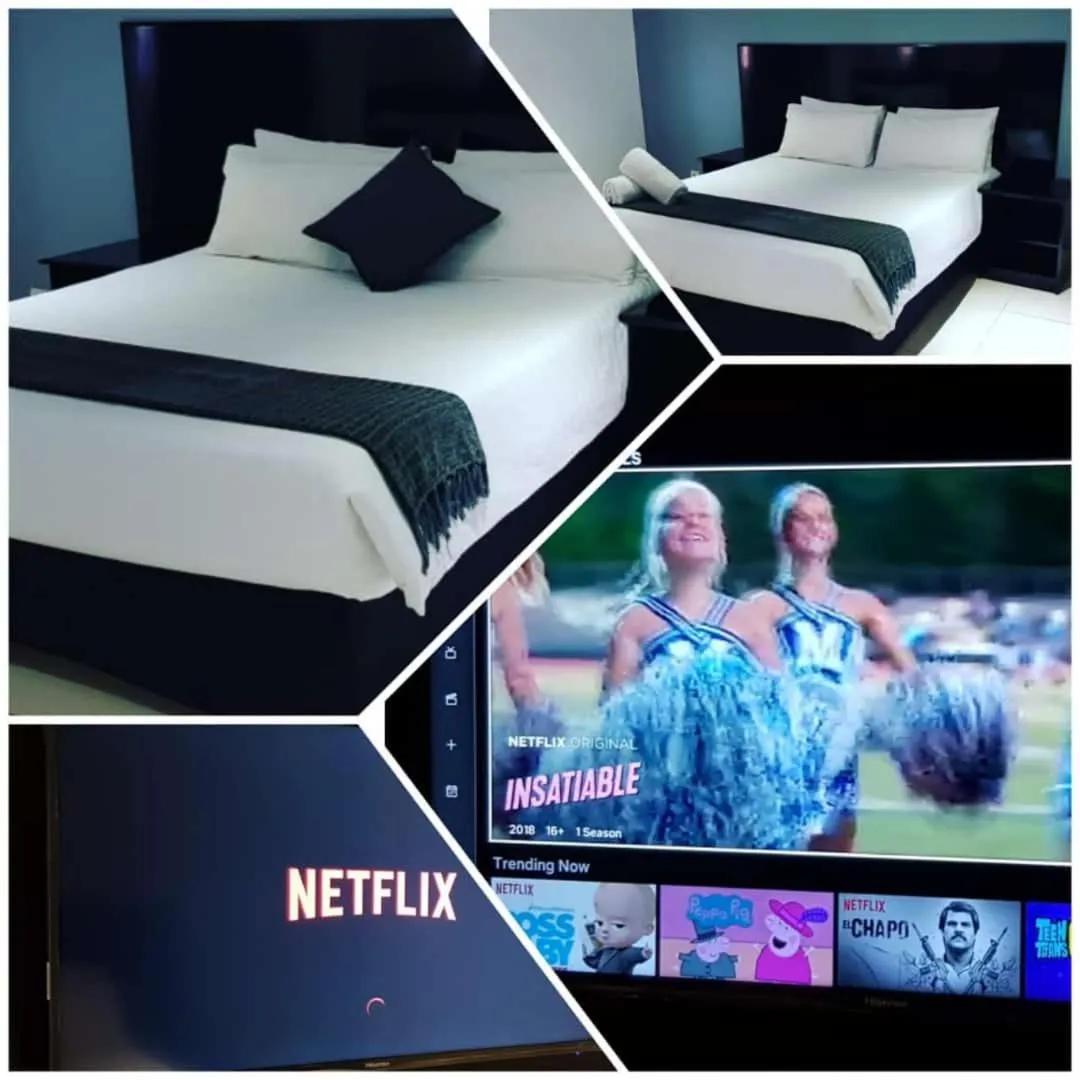 Bed in Hotel Al-Khalil Matola