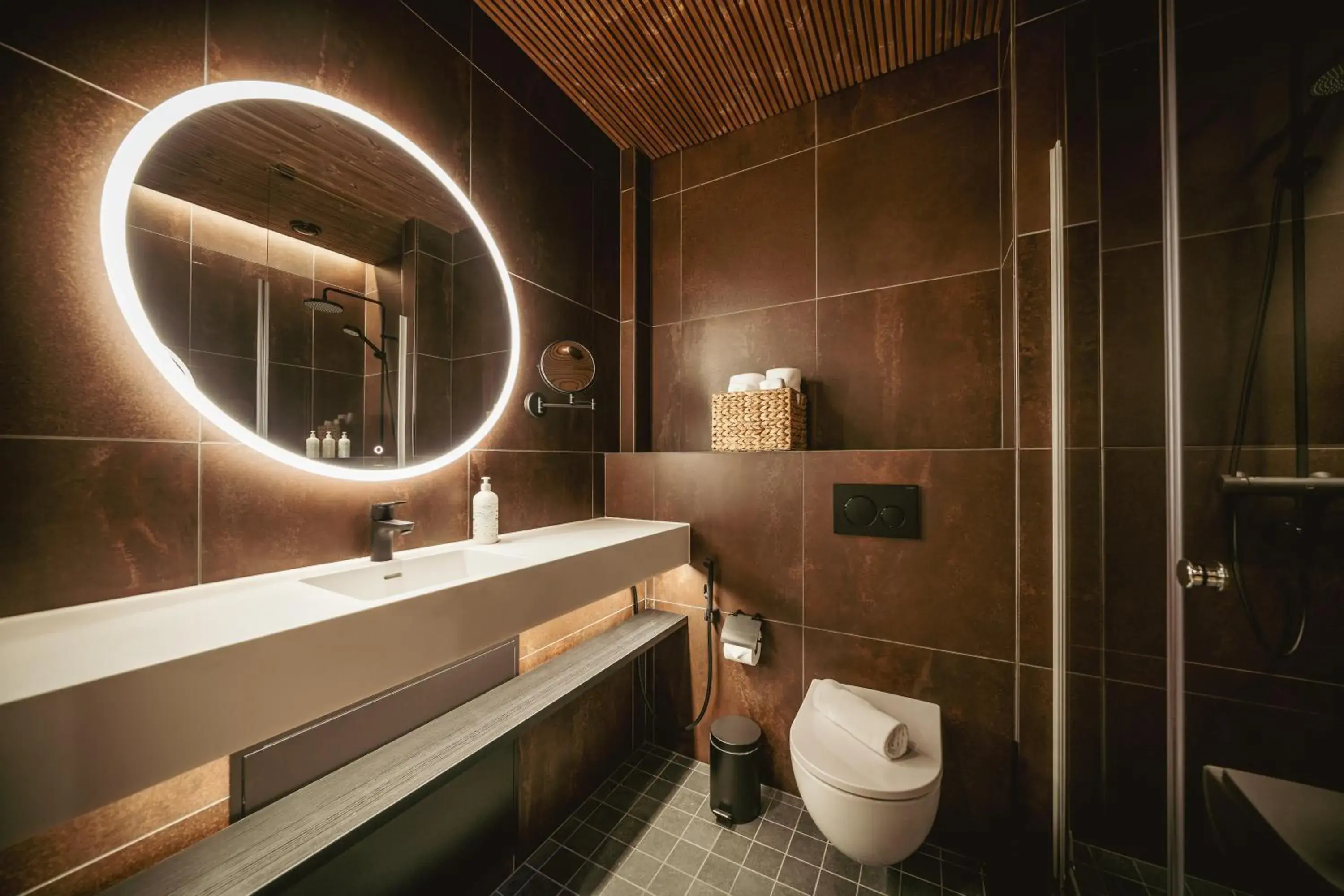 Bathroom in Break Sokos Hotel Tahko Bathroom in Break Sokos Hotel Tahko