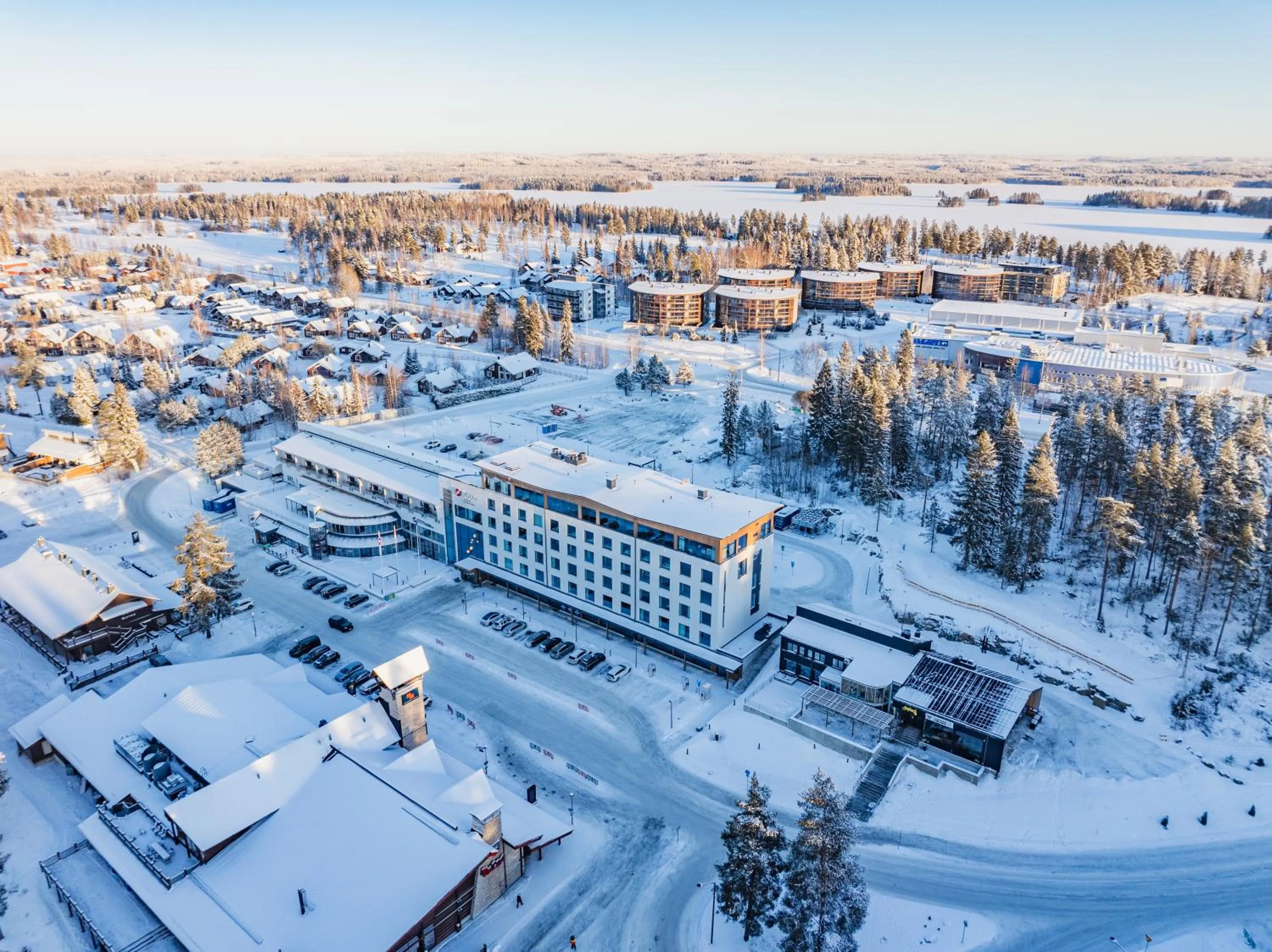 Property building in Break Sokos Hotel Tahko