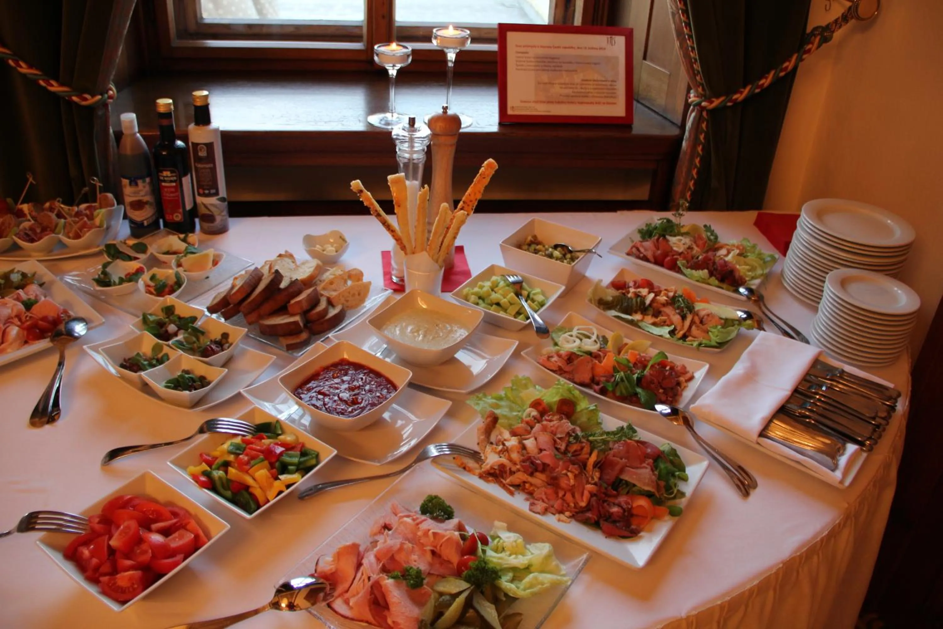 Food close-up in Hejtmanský dvůr