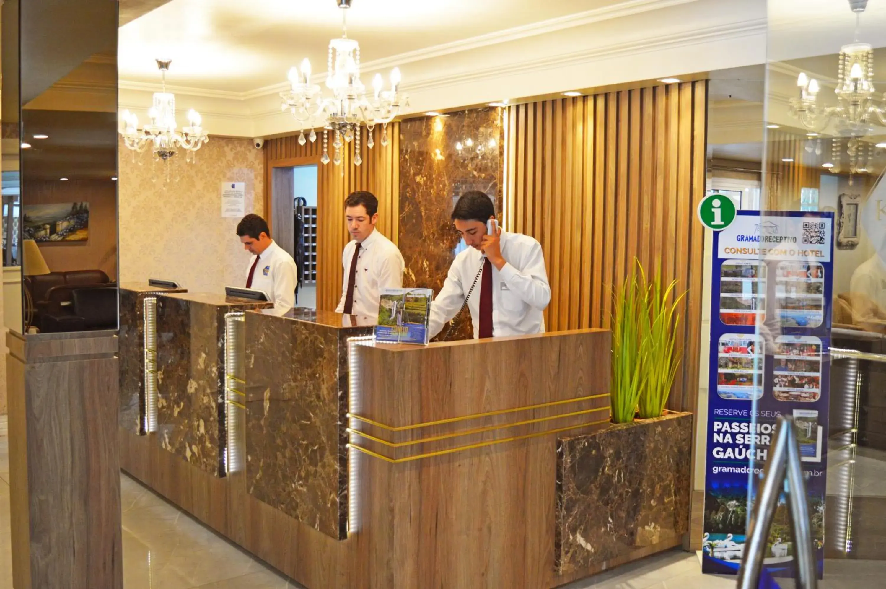 Lobby or reception in Sky Ville Hotel Canela Lobby or reception in Sky Ville Hotel Canela