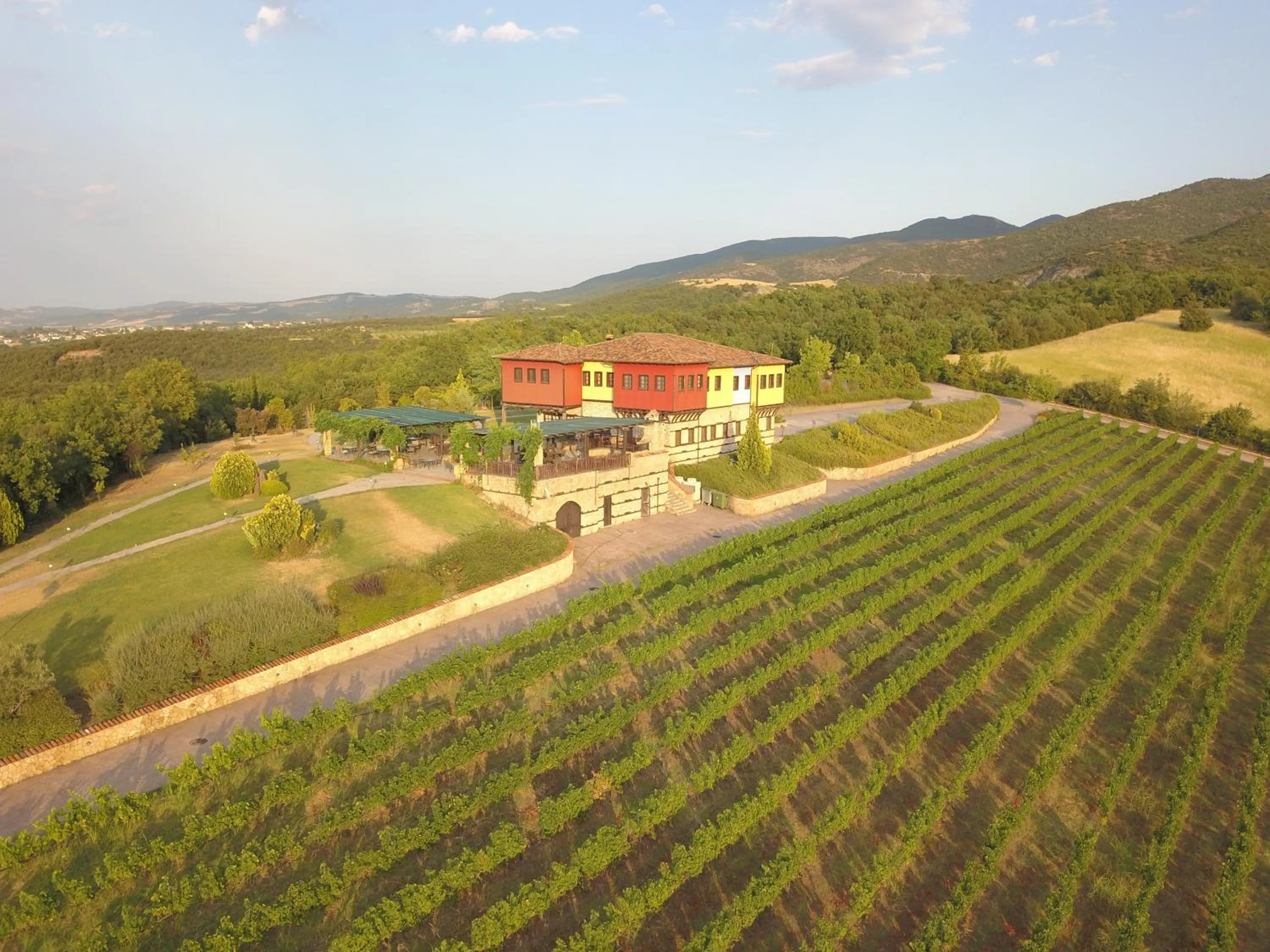 Bird's eye view in Estate Kalaitzis