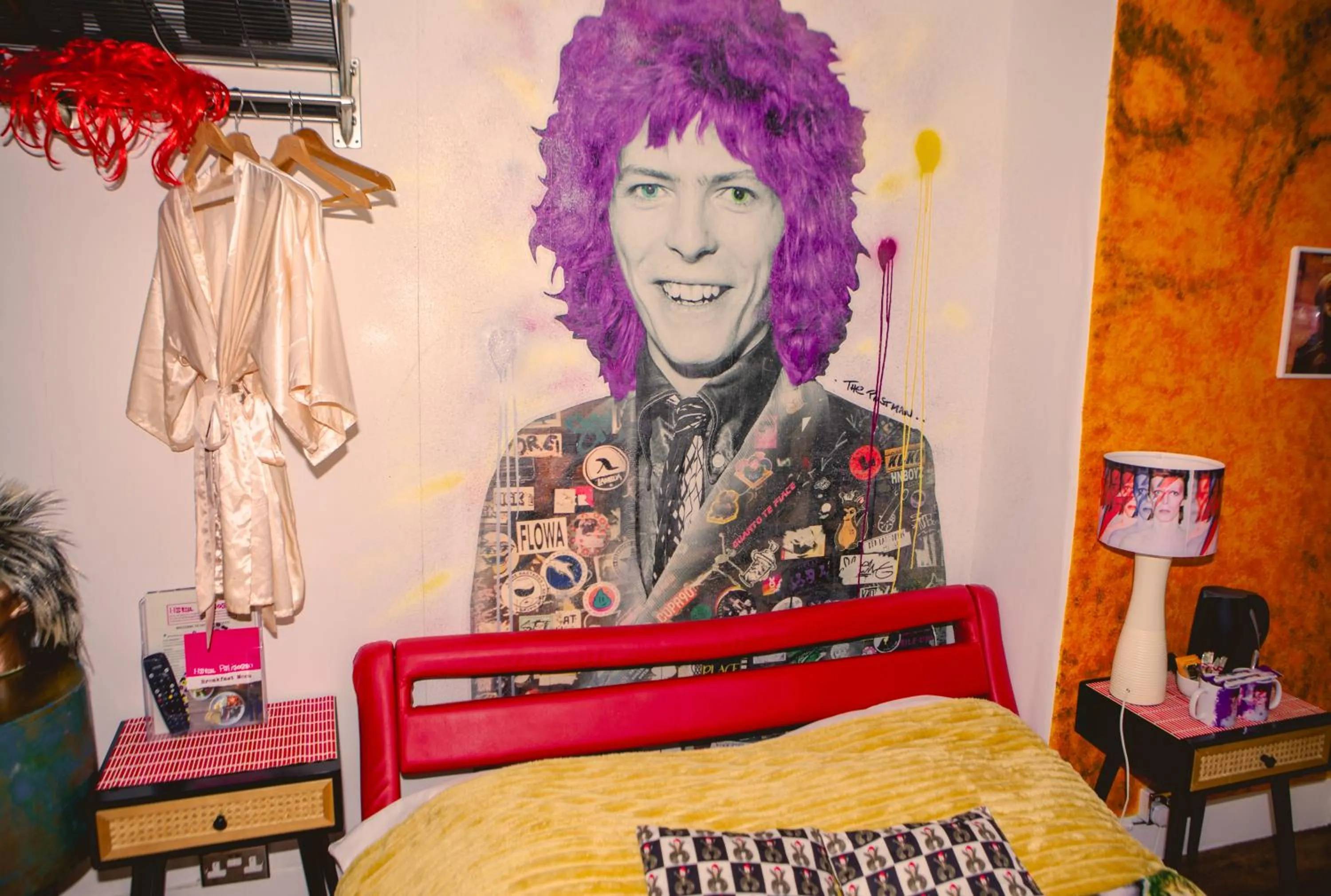 Bed in Hotel Pelirocco