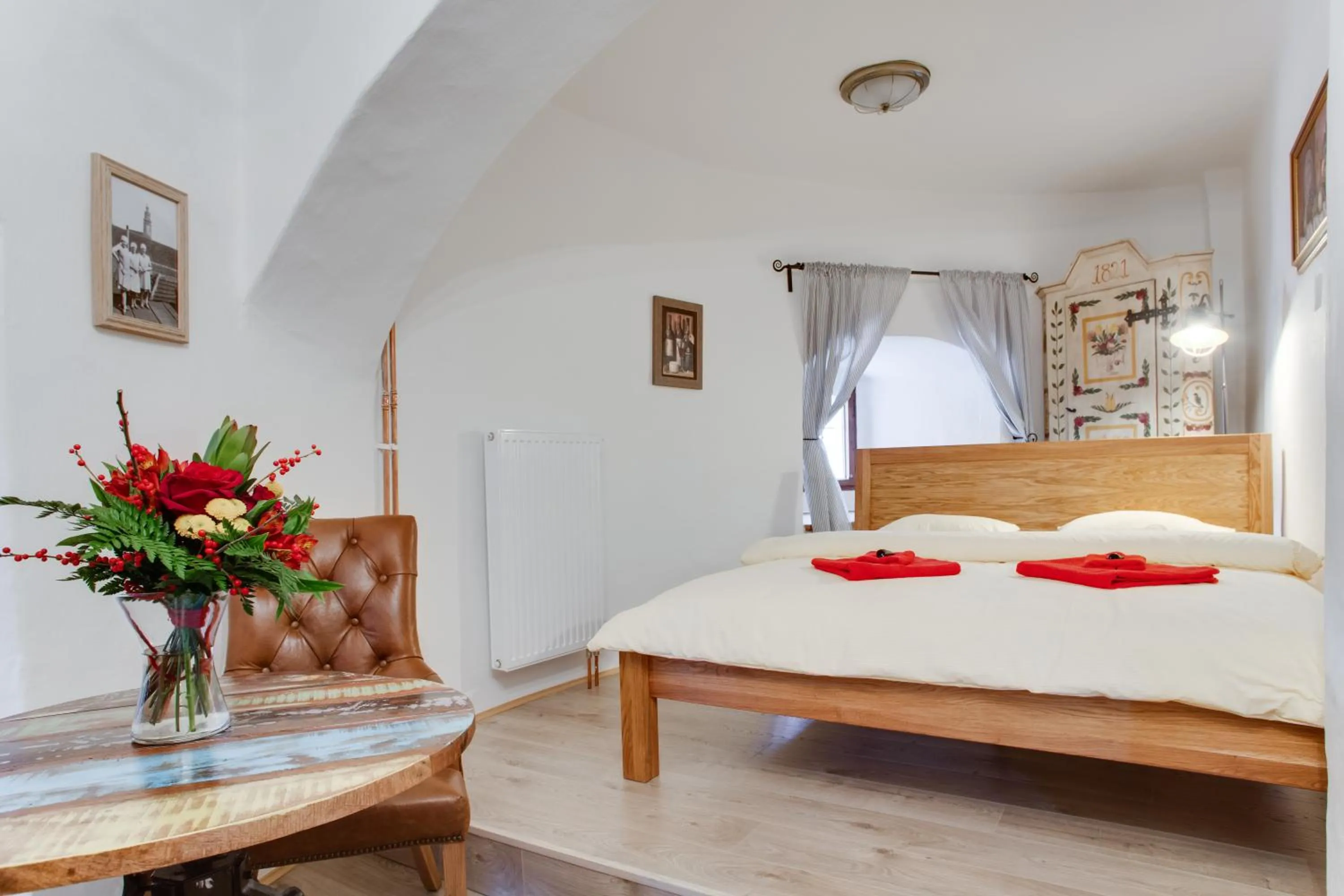 Bedroom, Bed in Krumlov Tower