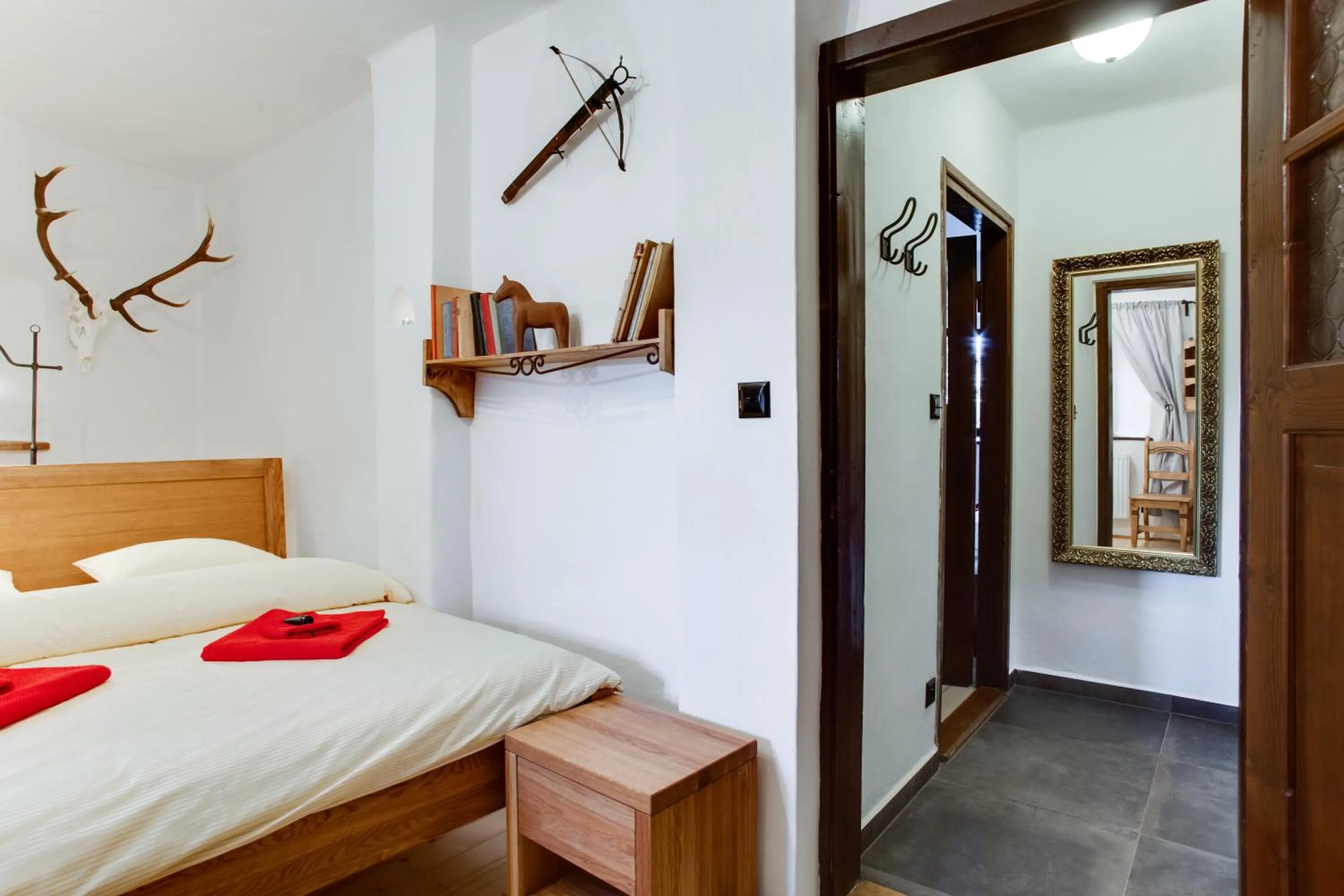 Bedroom, Bed in Krumlov Tower