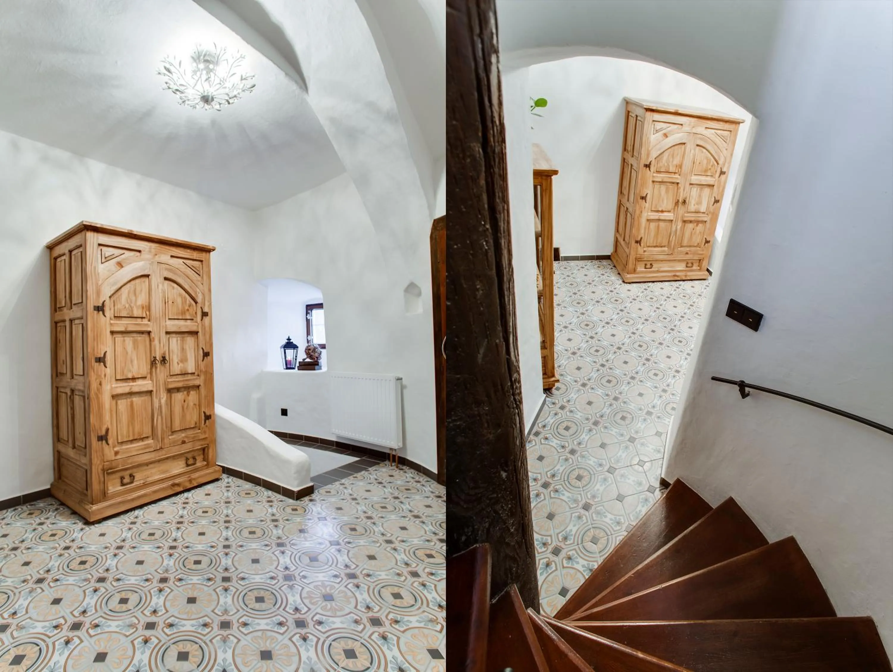 Lobby or reception, Bed in Krumlov Tower